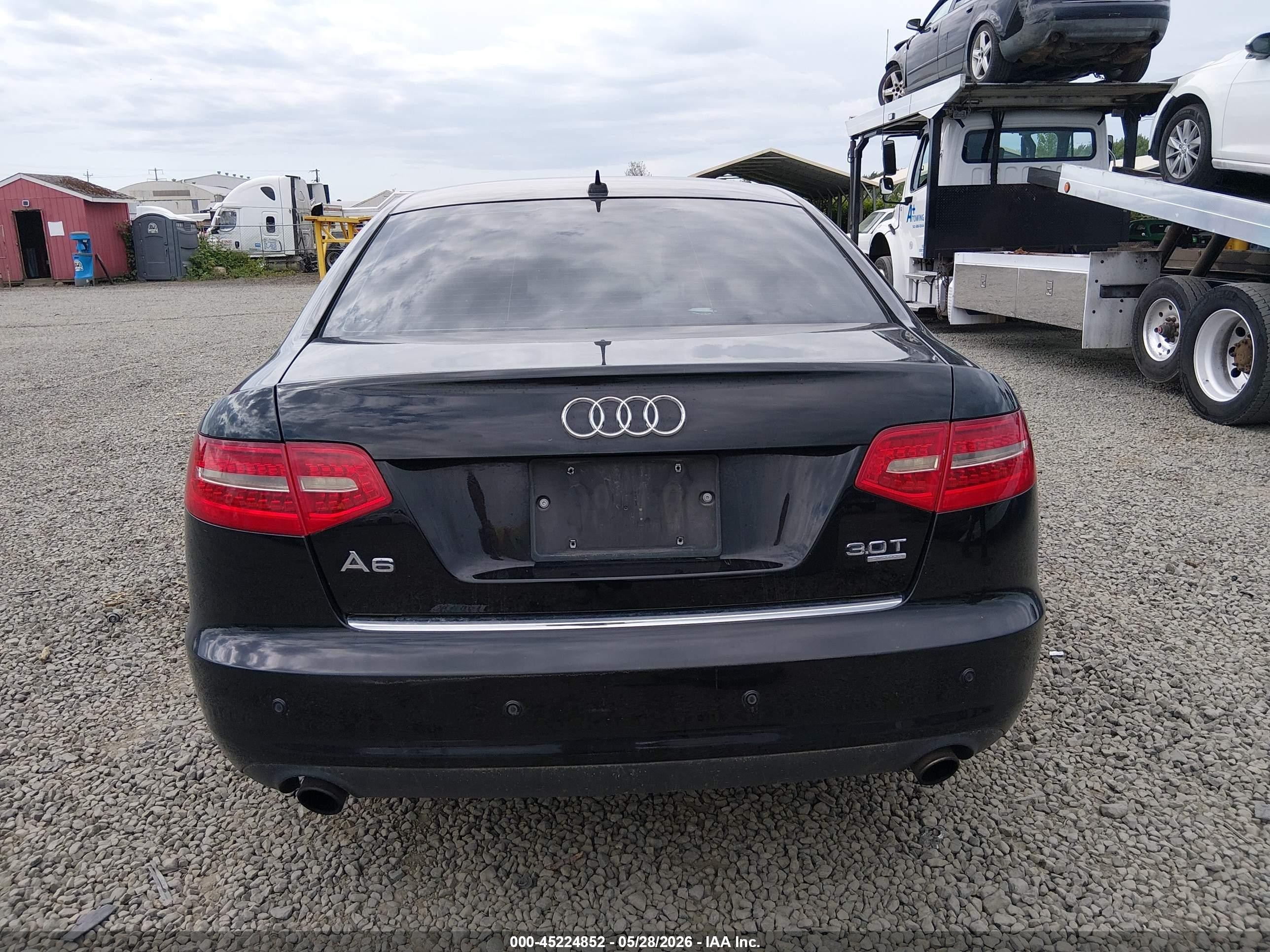 2010 Audi A6 3.0 Premium Black vin: WAUFGAFB1AN004953
