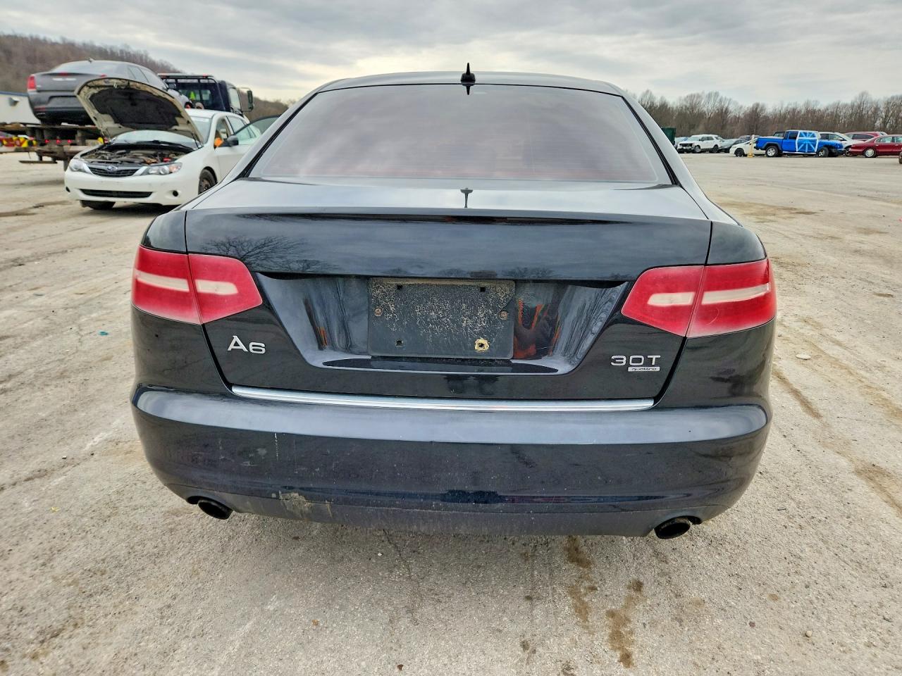 2010 Audi A6 Premium Plus Black vin: WAUFGAFB1AN073447