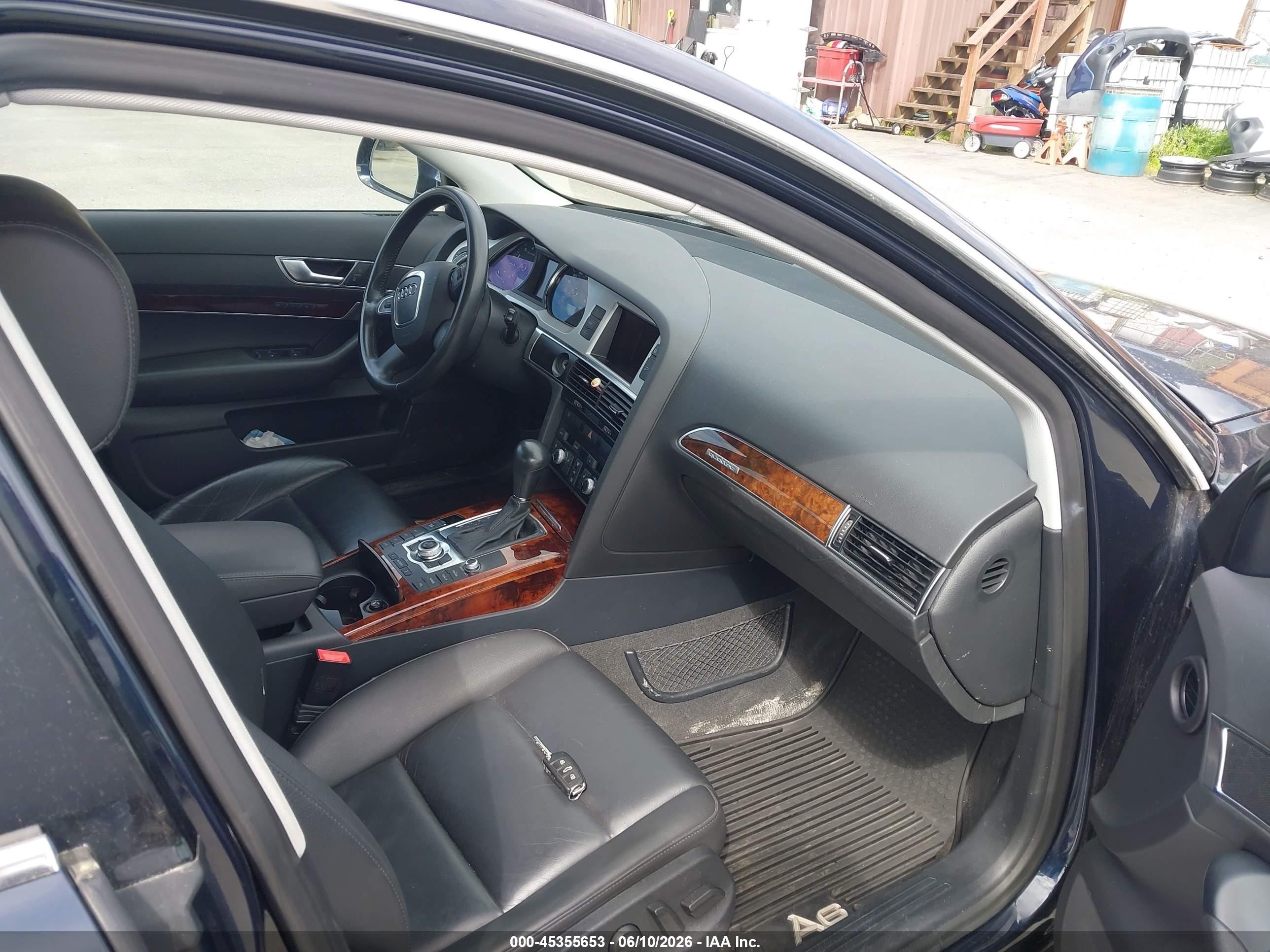 2011 Audi A6 3.0 Premium Dark Blue vin: WAUFGAFB1BN004291