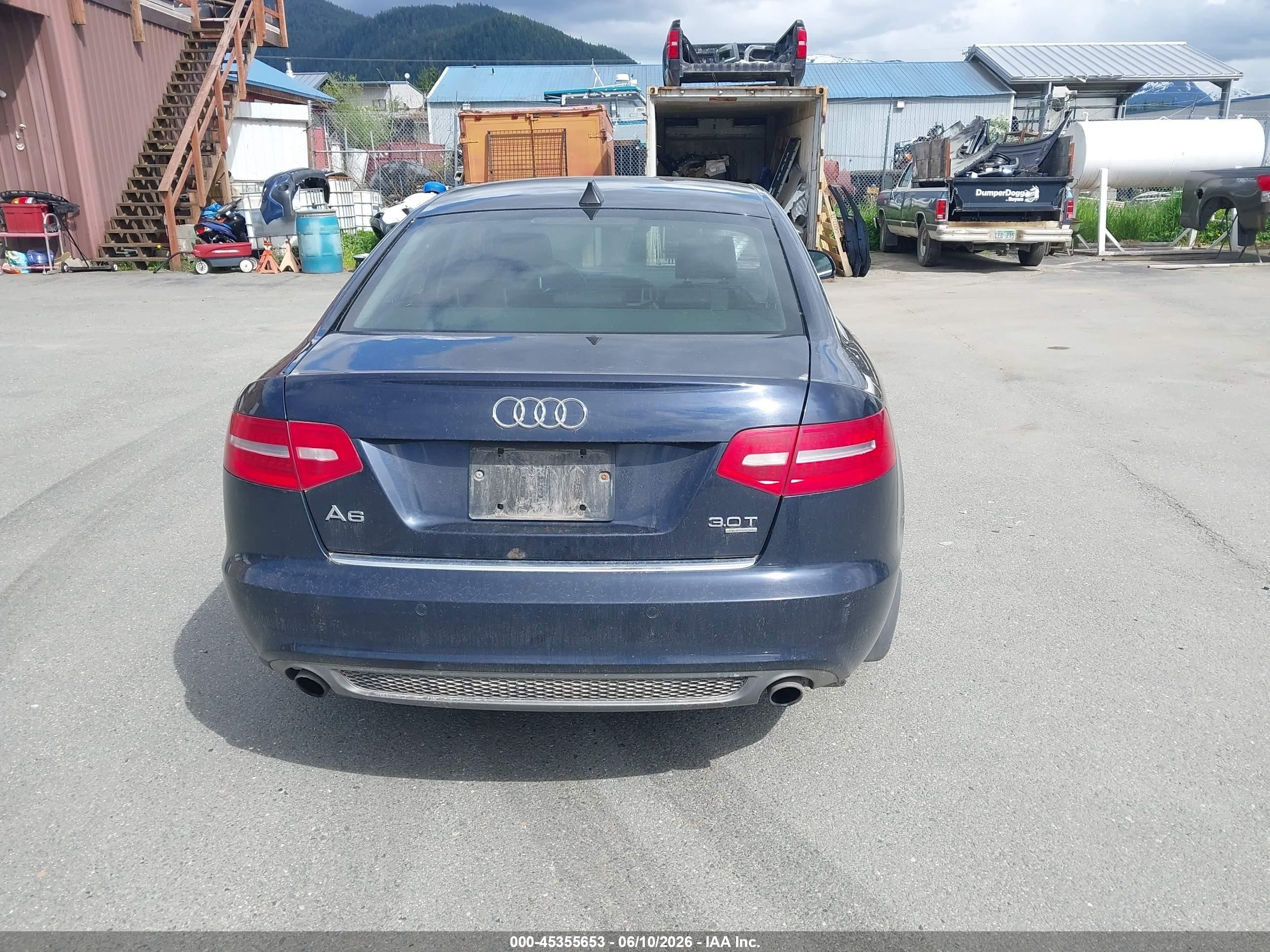 2011 Audi A6 3.0 Premium Dark Blue vin: WAUFGAFB1BN004291