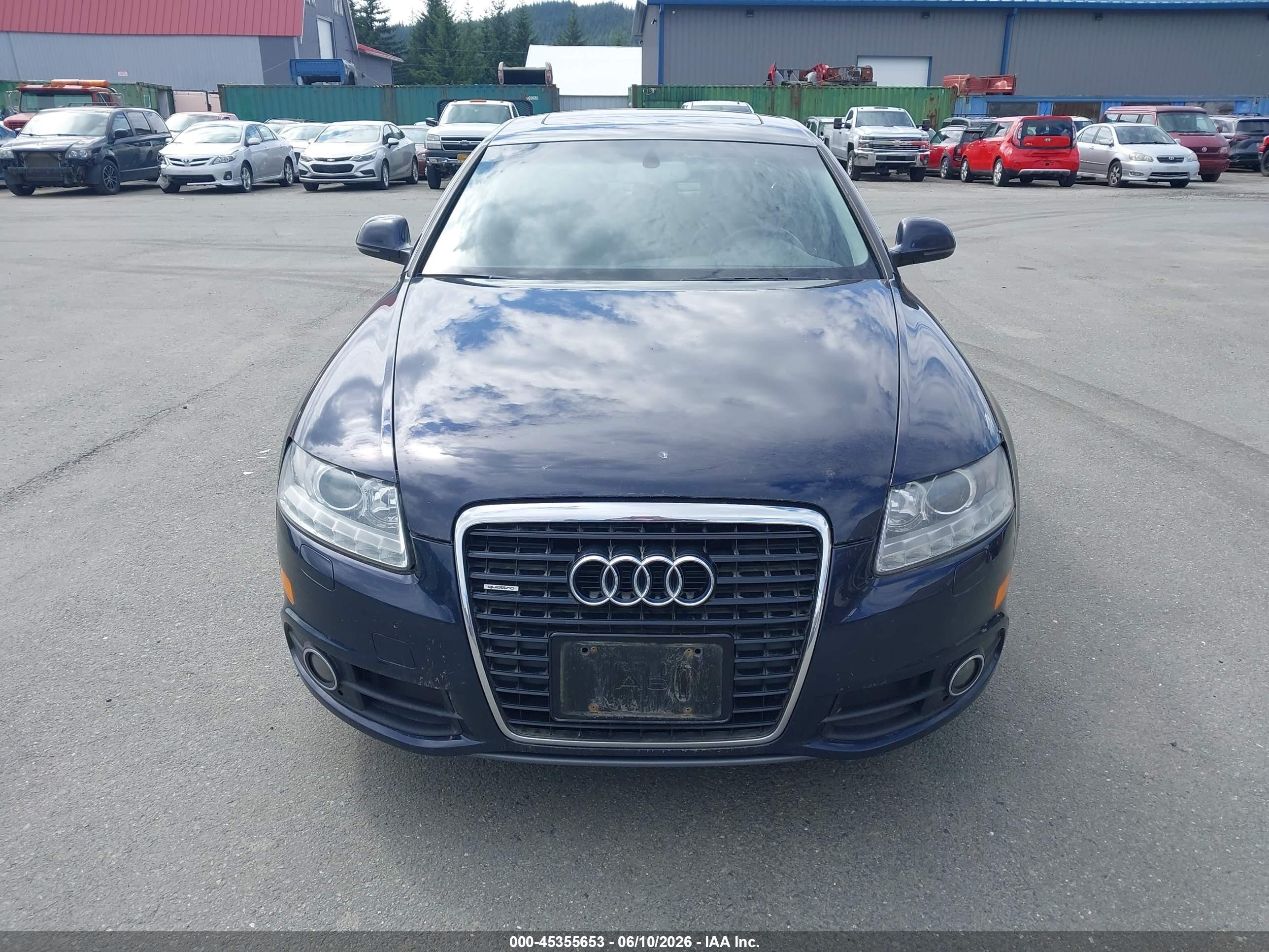 2011 Audi A6 3.0 Premium Dark Blue vin: WAUFGAFB1BN004291