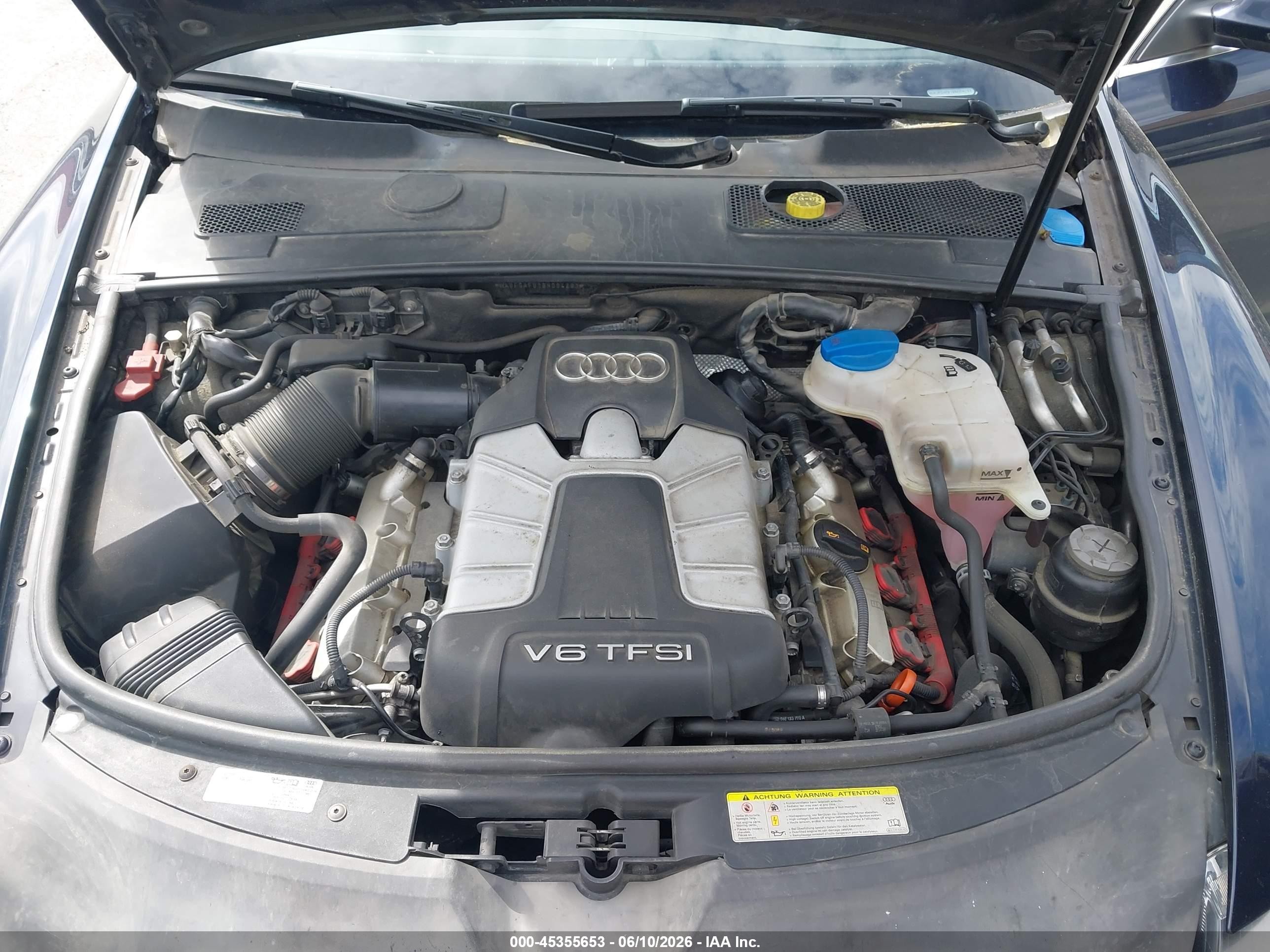 2011 Audi A6 3.0 Premium Dark Blue vin: WAUFGAFB1BN004291