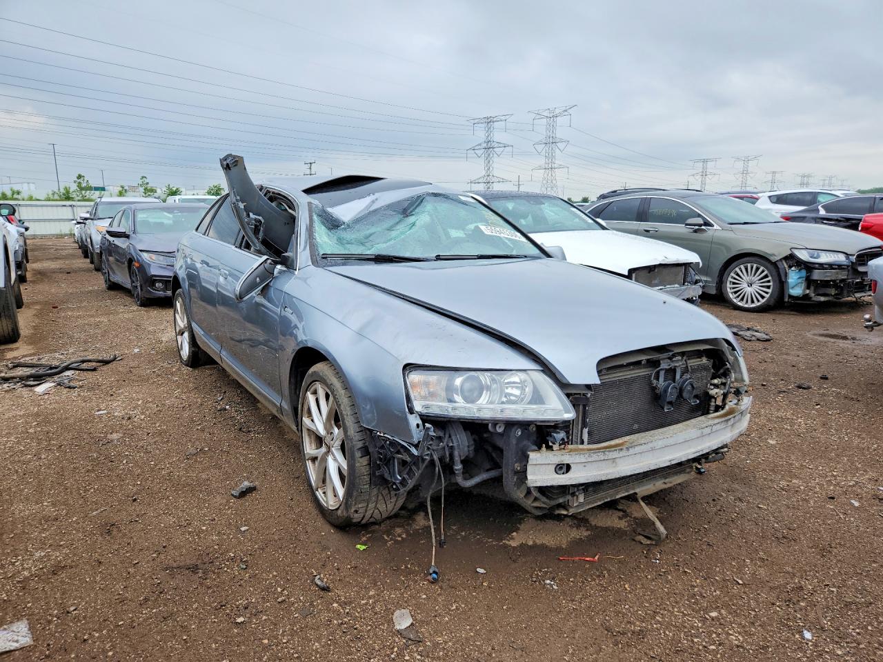 2010 Audi A6 Premium Plus Серебряный vin: WAUFGAFB5AN081454