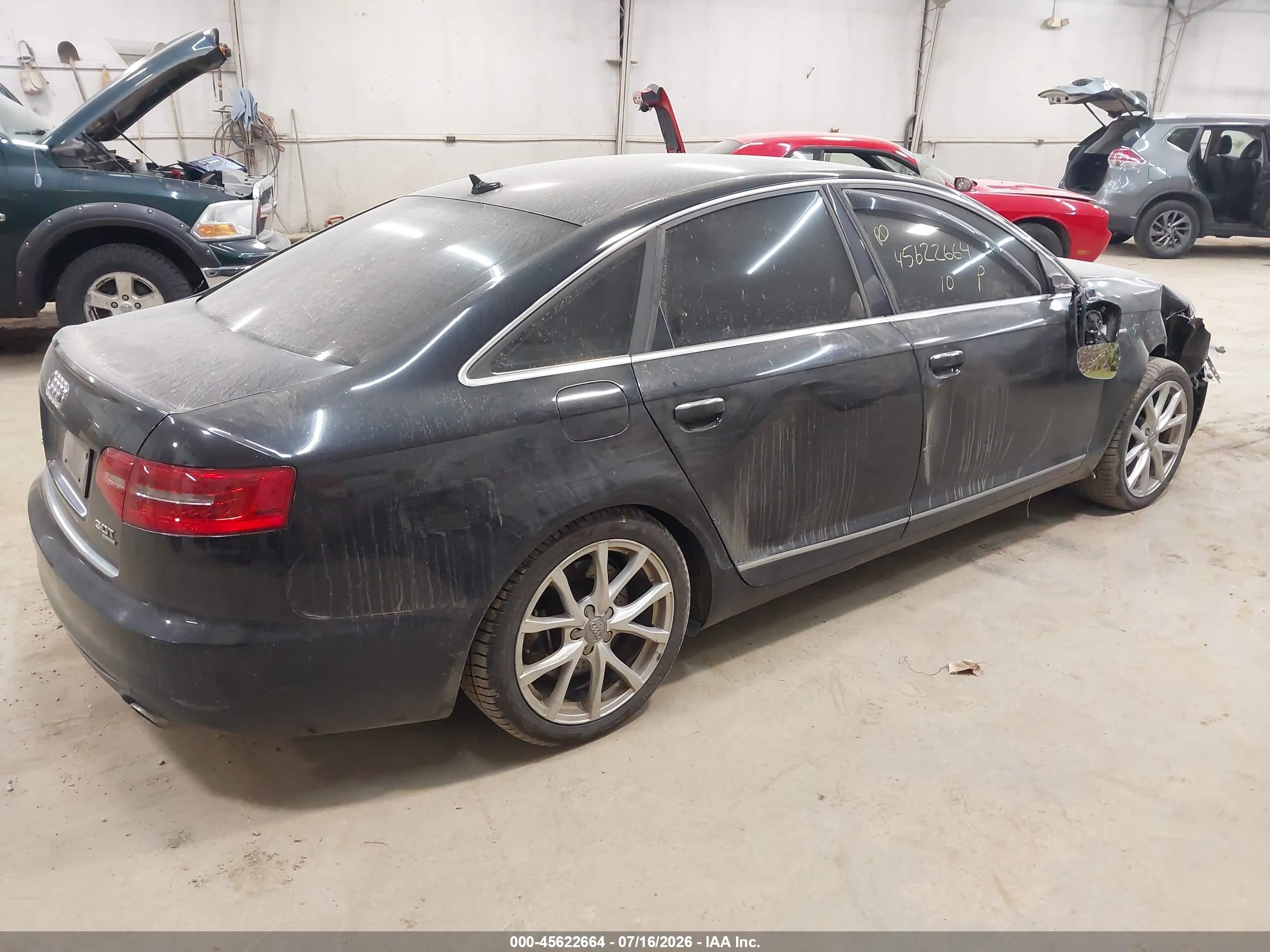 2010 Audi A6 3.0 Premium Черный vin: WAUFGAFB6AN052013