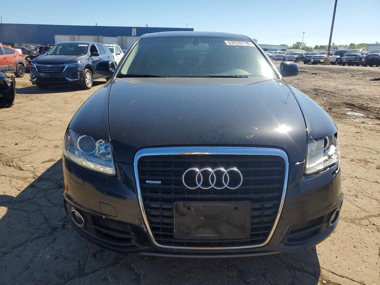 2011 Audi A6 Черный vin: WAUFGAFB6BN059934