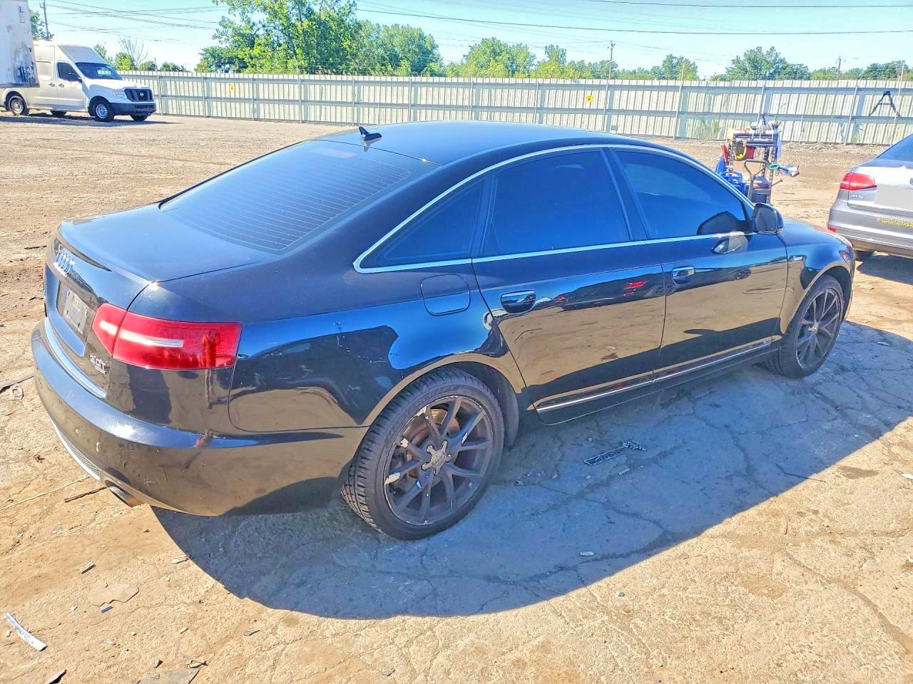 2011 Audi A6 Черный vin: WAUFGAFB6BN059934