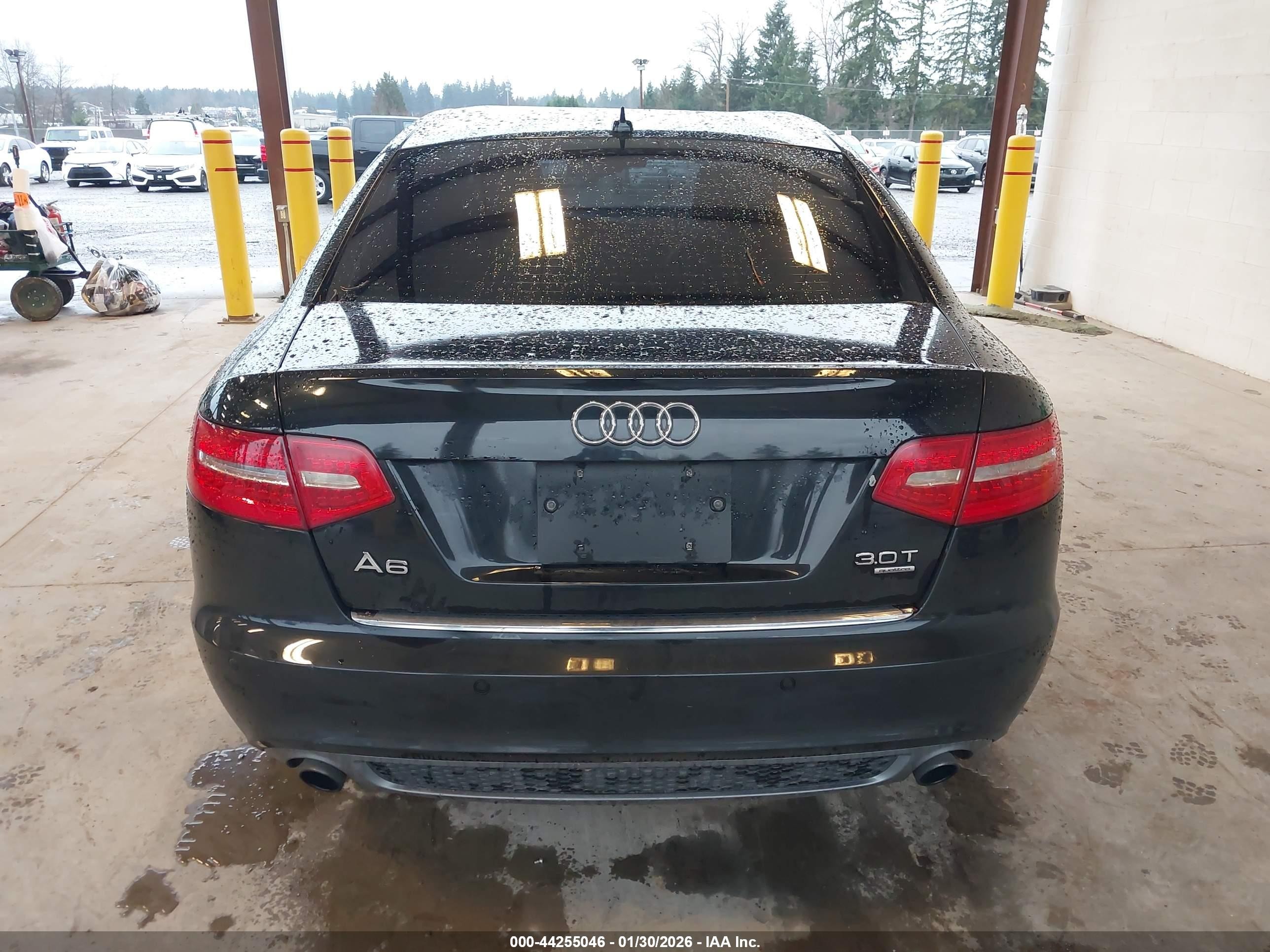 2011 Audi A6 3.0 Premium Black vin: WAUFGAFB7BN000973