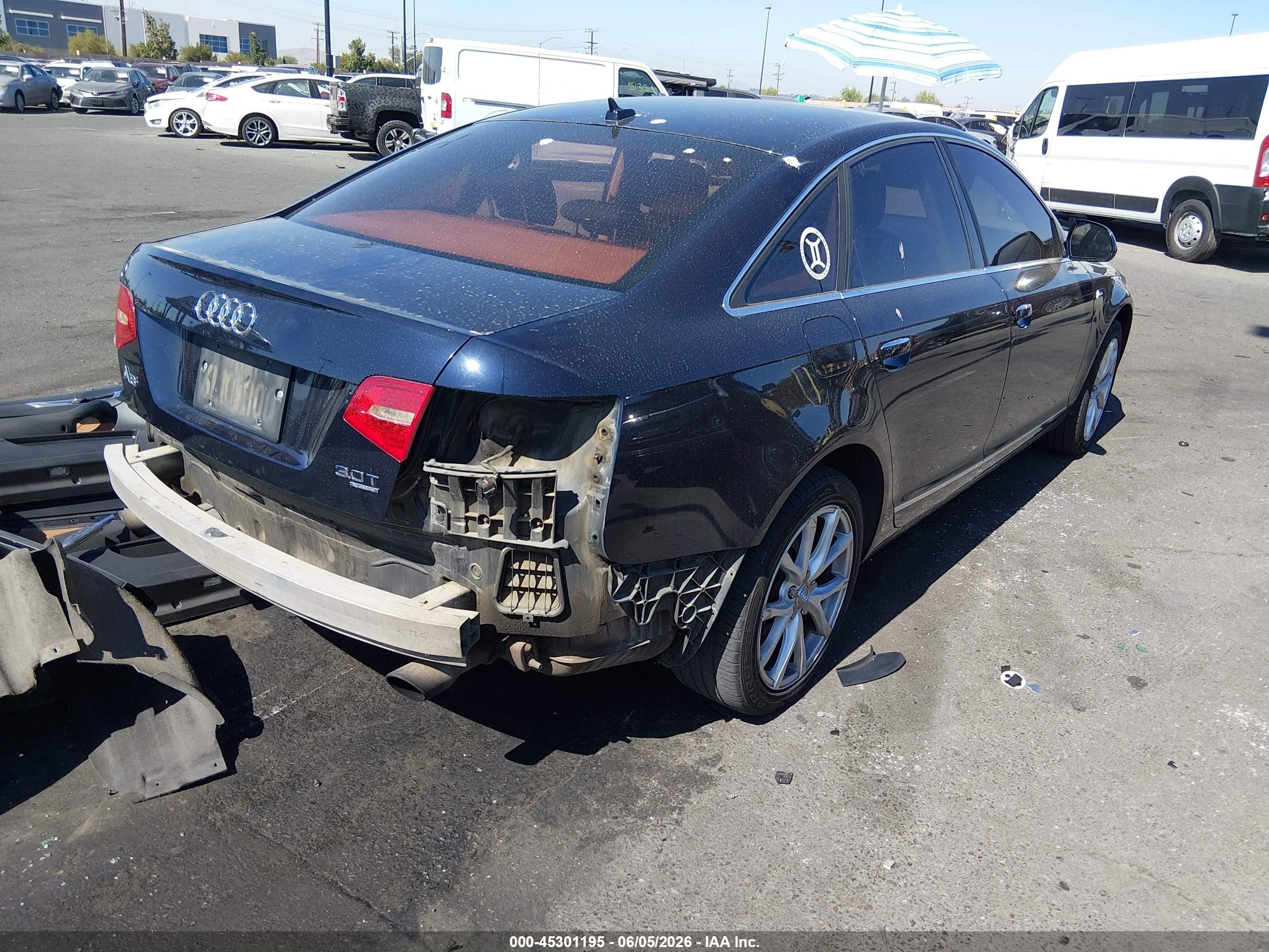 2010 Audi A6 3.0 Premium Black vin: WAUFGAFB8AN052658