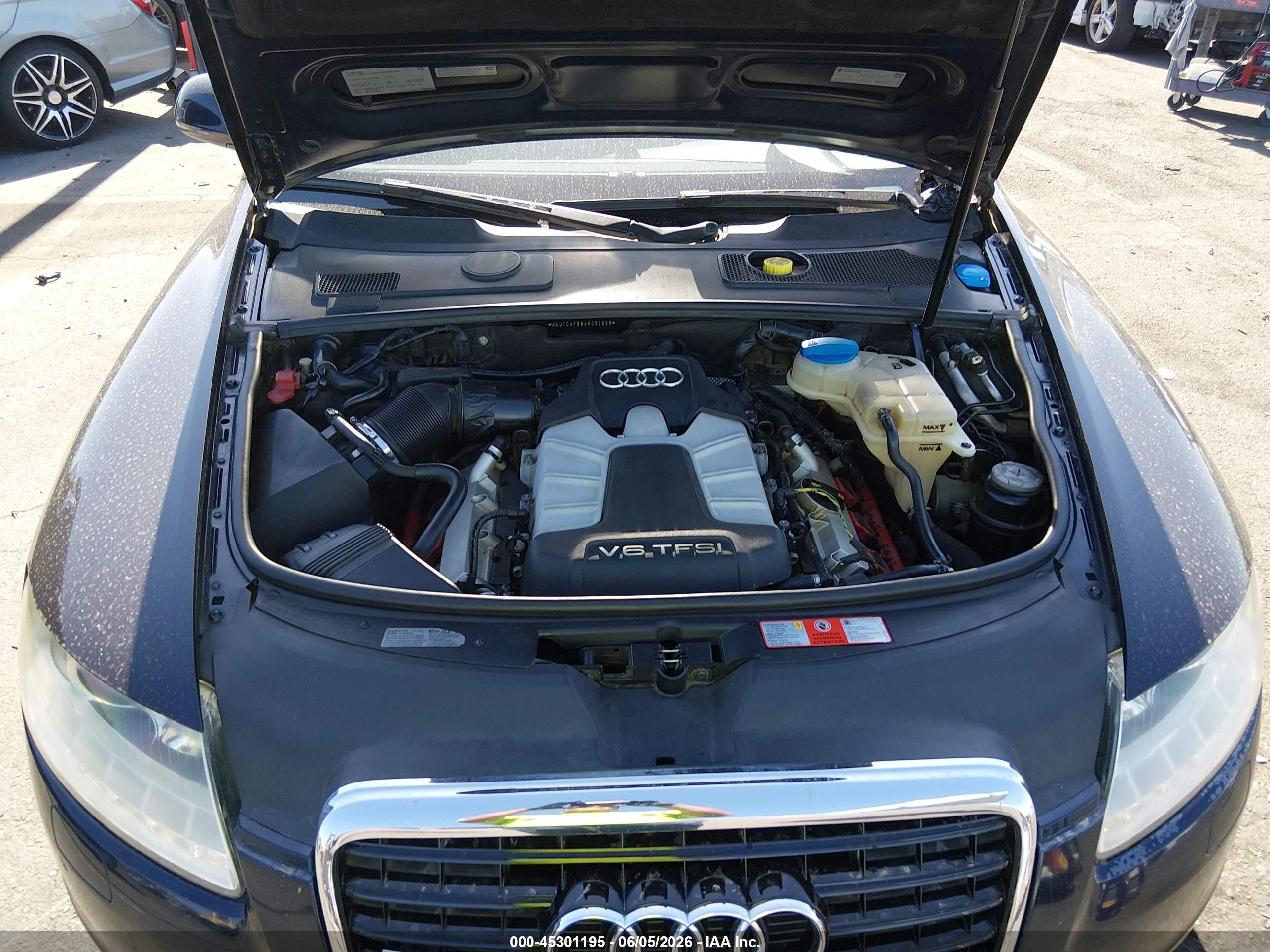 2010 Audi A6 3.0 Premium Black vin: WAUFGAFB8AN052658