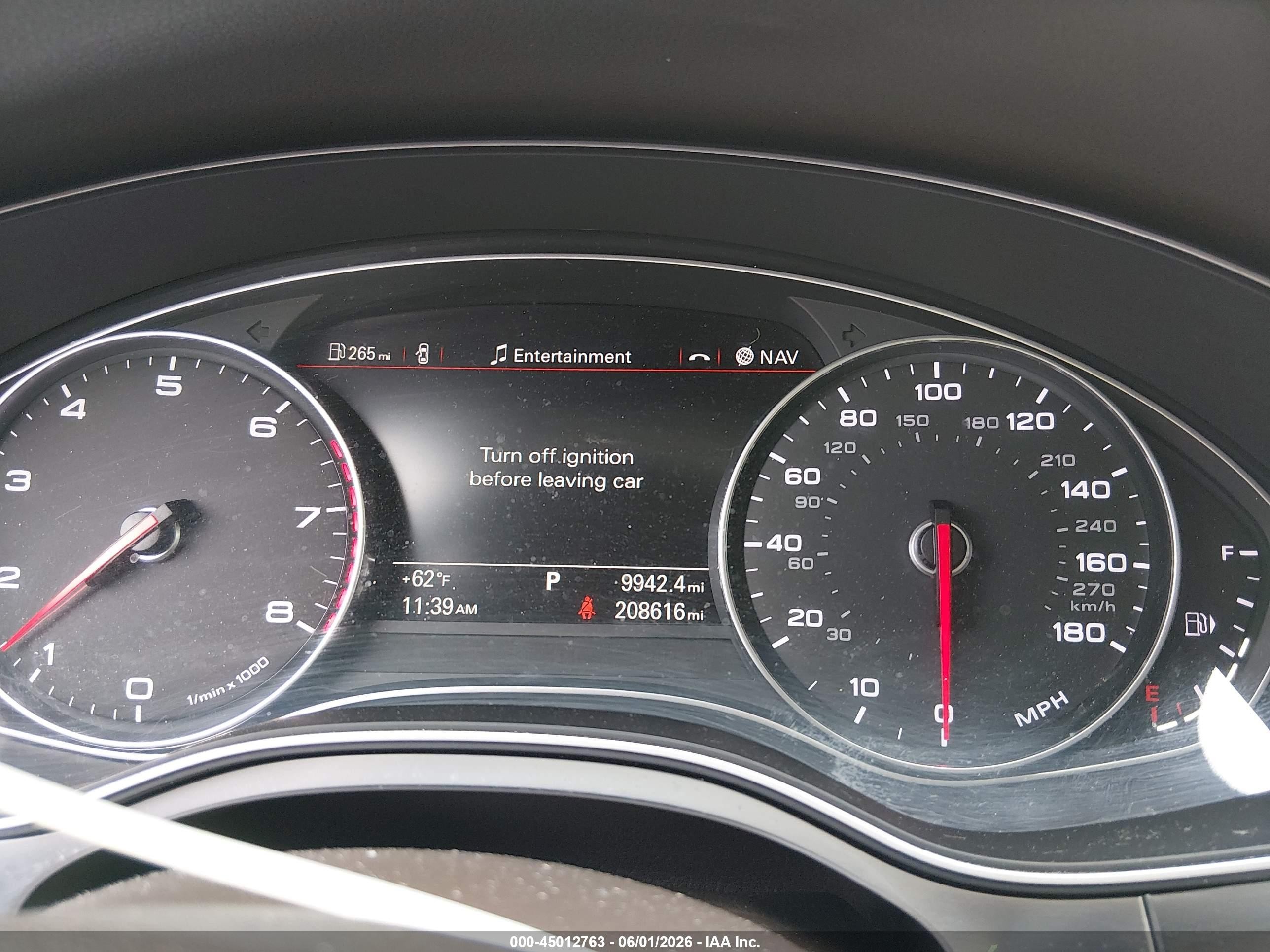 2014 Audi A6 3.0t Premium Plus Black vin: WAUFGAFC0EN083613
