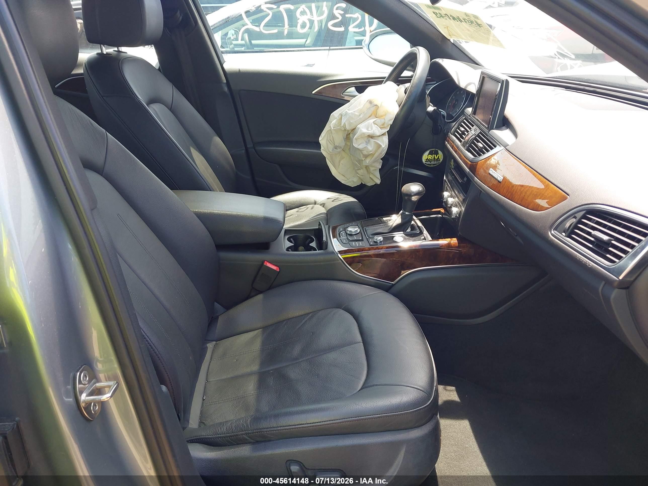 2014 Audi A6 3.0t Premium Plus Серебряный vin: WAUFGAFC1EN034310