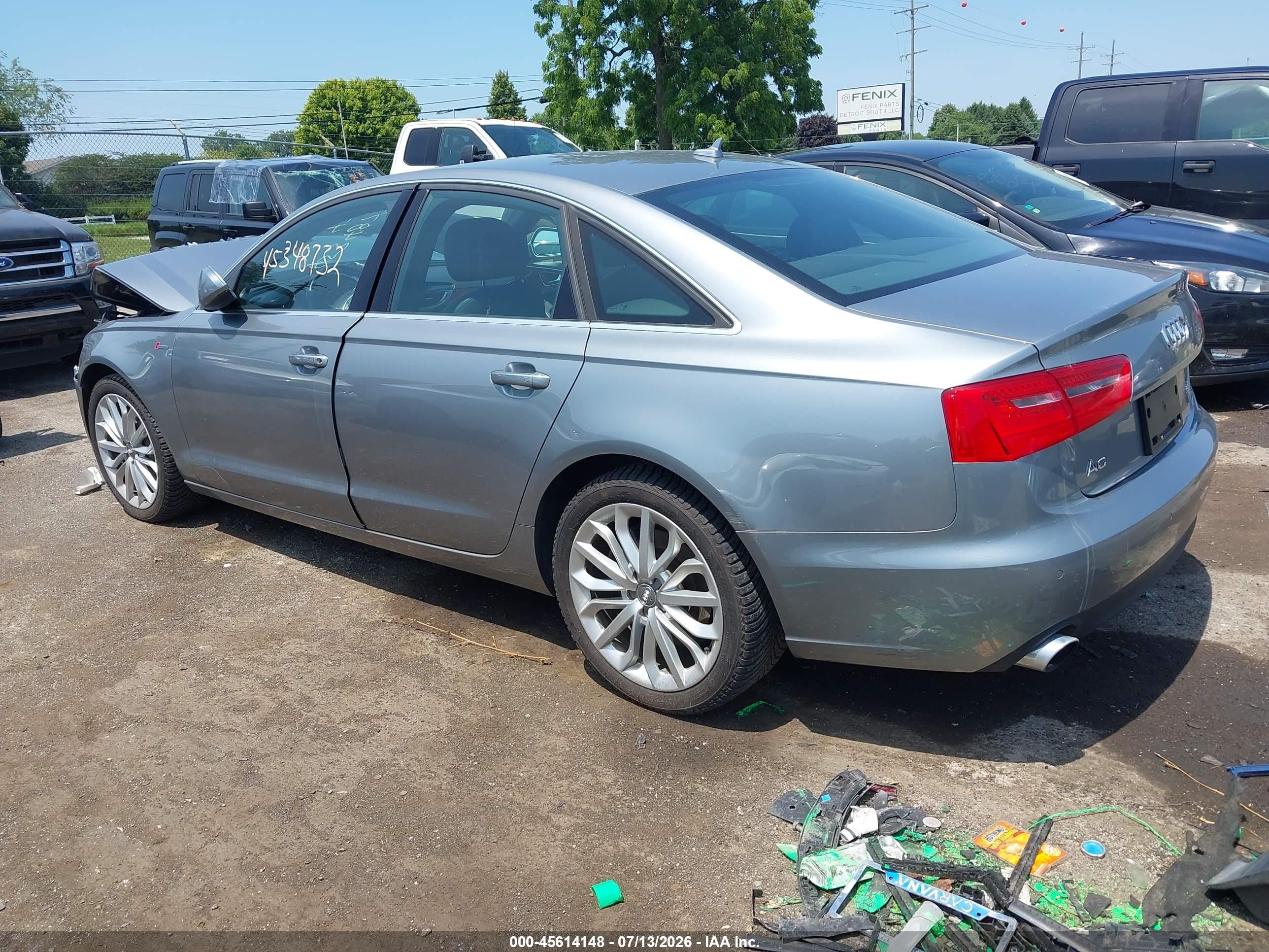 2014 Audi A6 3.0t Premium Plus Серебряный vin: WAUFGAFC1EN034310