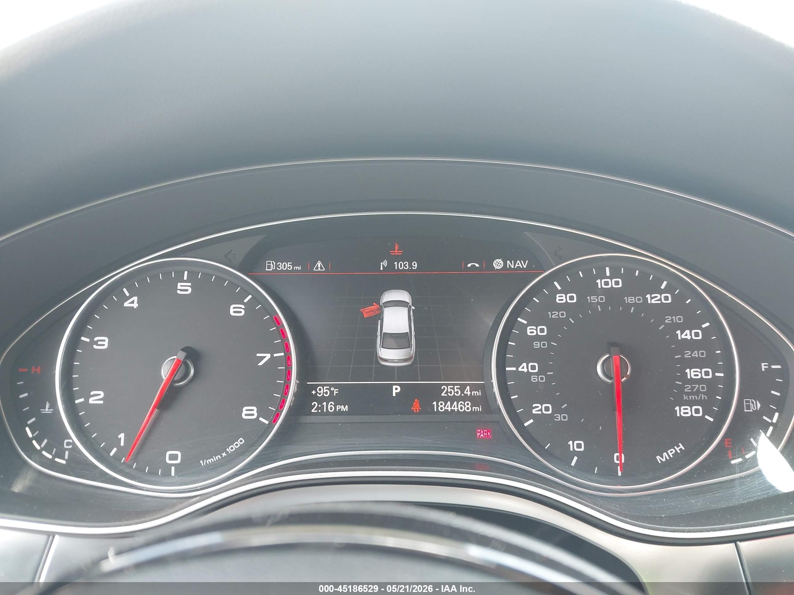 2014 Audi A6 3.0t Premium Plus Black vin: WAUFGAFC1EN051396