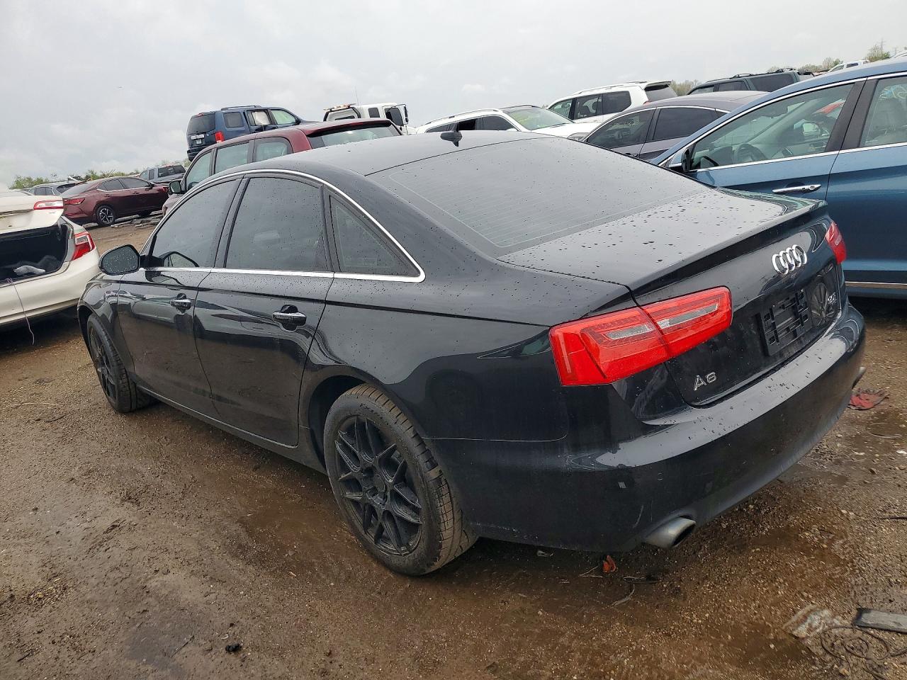 2014 Audi A6 Premium Plus Black vin: WAUFGAFC1EN157525