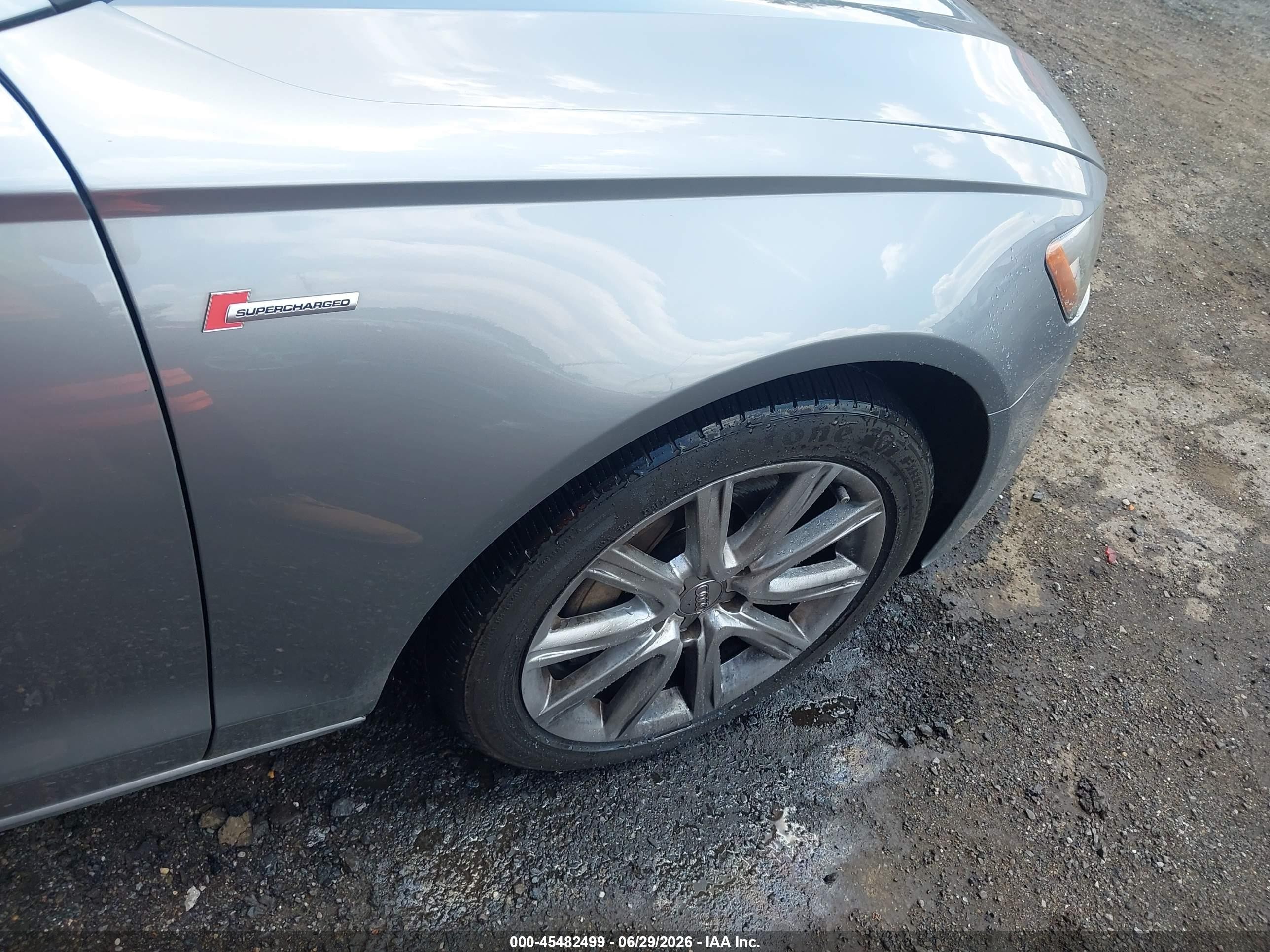 2014 Audi A6 3.0t Premium Plus Blue vin: WAUFGAFC1EN164555