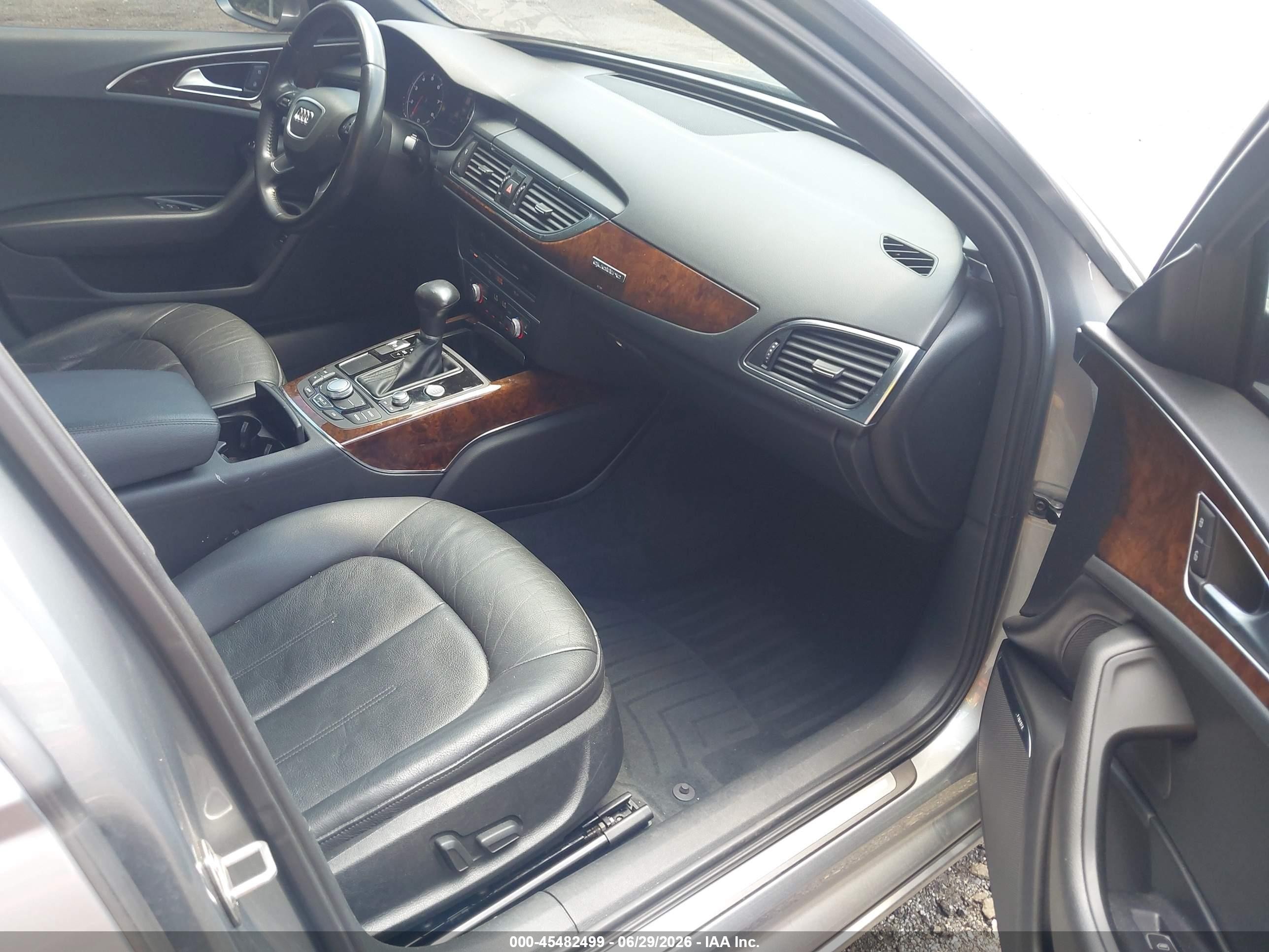 2014 Audi A6 3.0t Premium Plus Blue vin: WAUFGAFC1EN164555