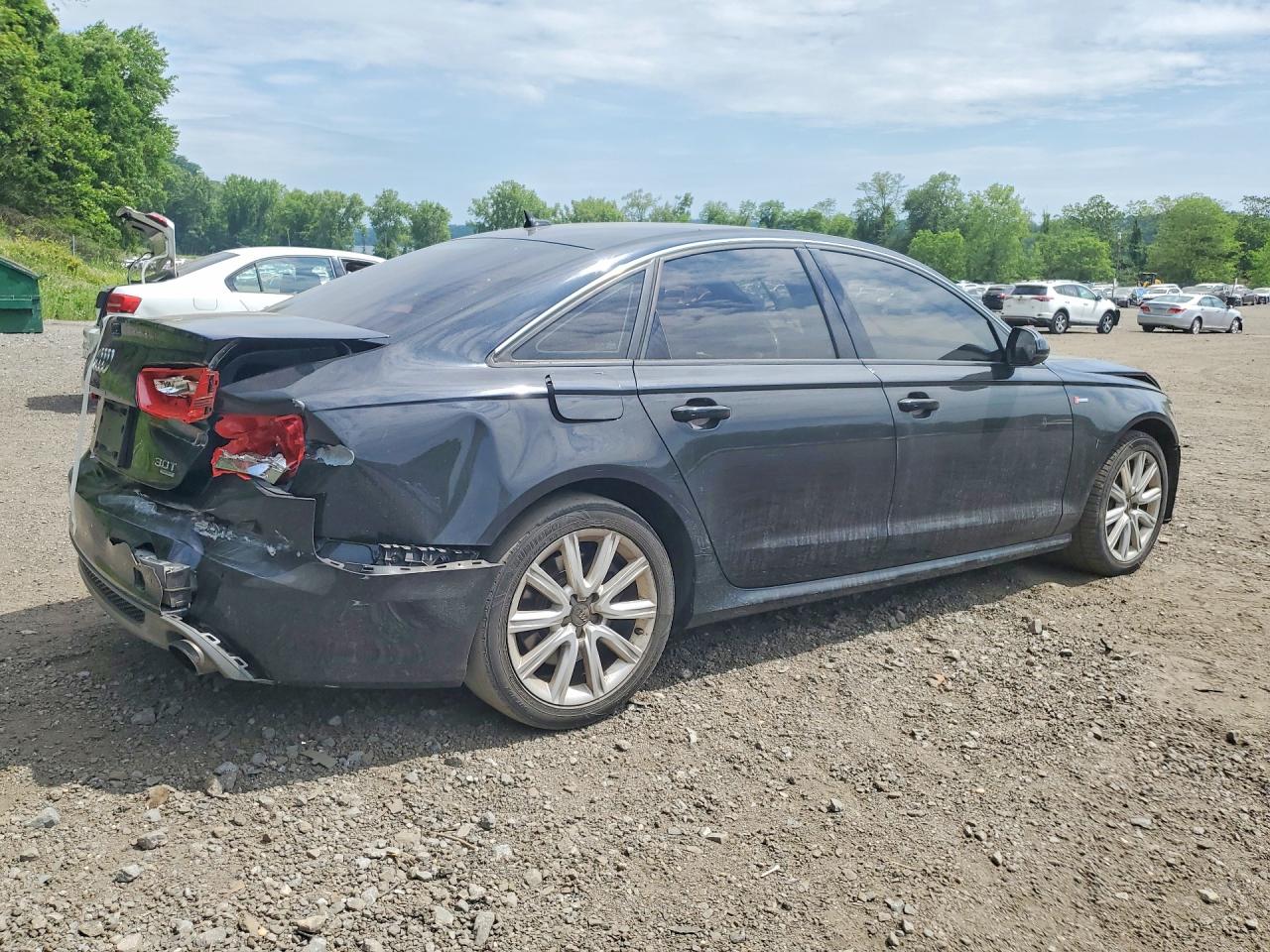 2015 Audi A6 Premium Plus Black vin: WAUFGAFC1FN005990