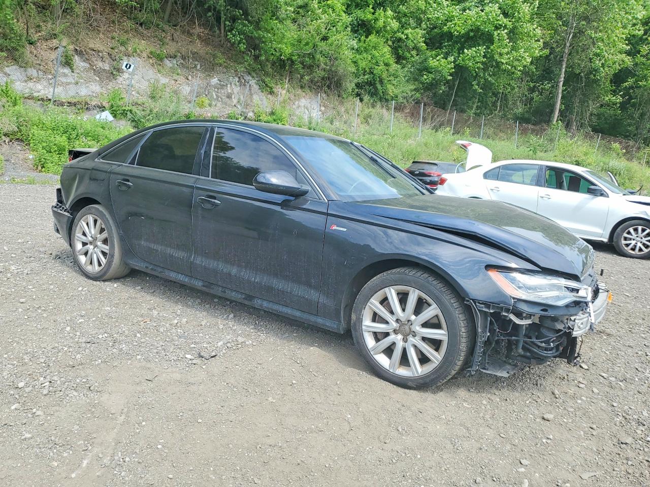 2015 Audi A6 Premium Plus Black vin: WAUFGAFC1FN005990
