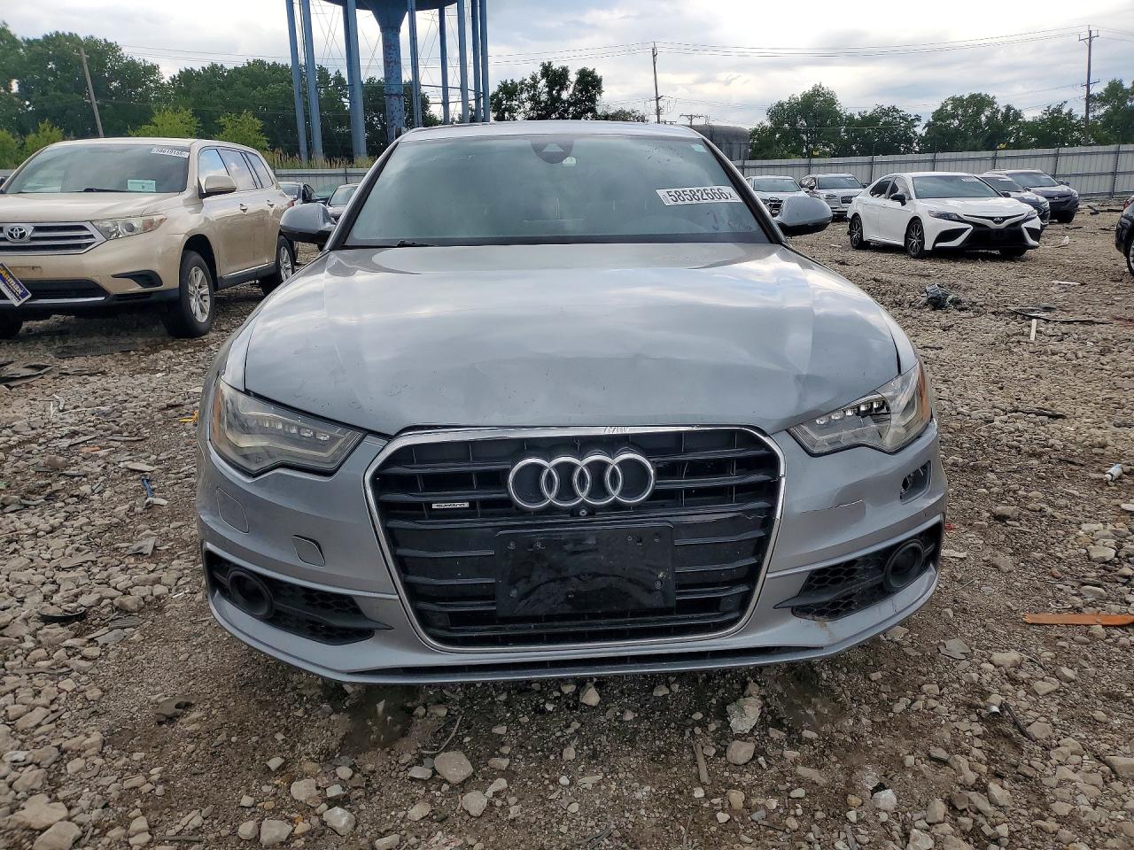 2015 Audi A6 Premium Plus Silver vin: WAUFGAFC1FN008212