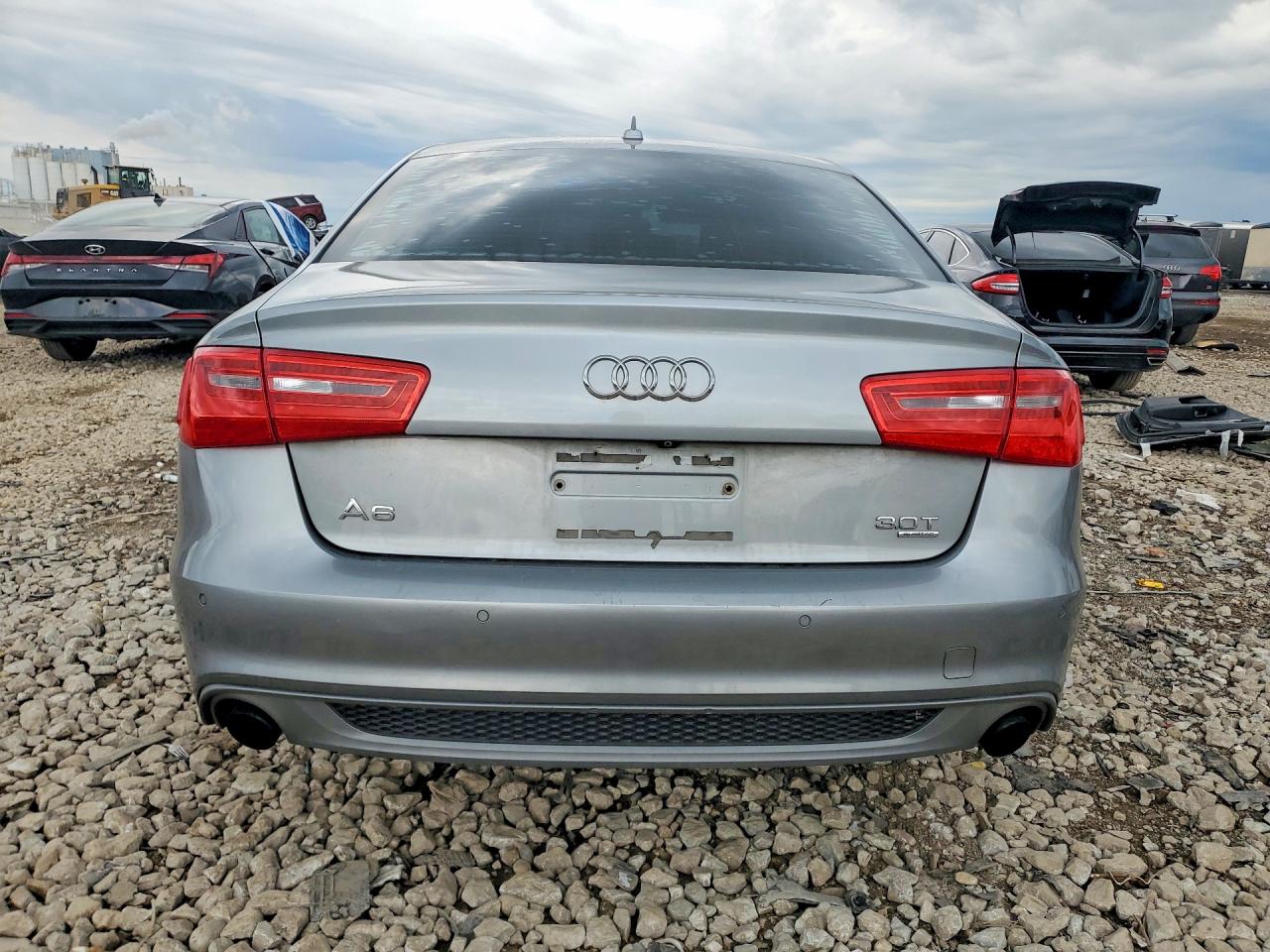 2015 Audi A6 Premium Plus Silver vin: WAUFGAFC1FN008212