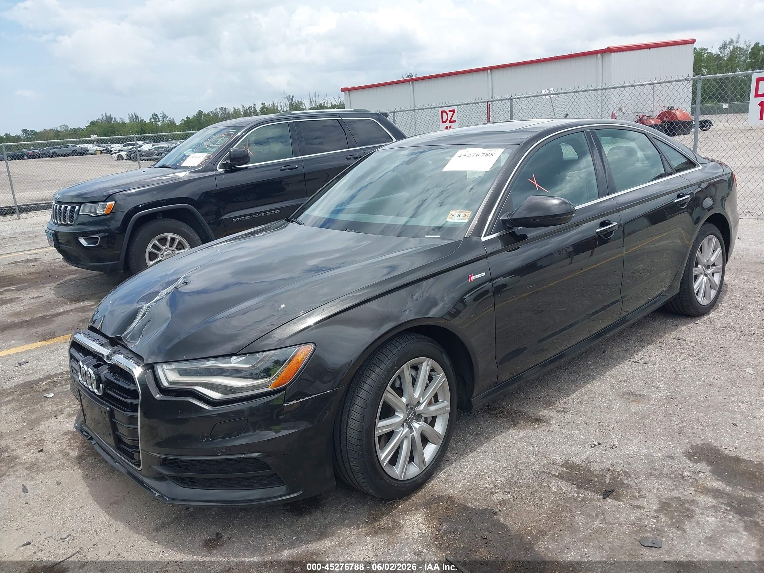 2015 Audi A6 3.0t Premium Plus Black vin: WAUFGAFC1FN019064