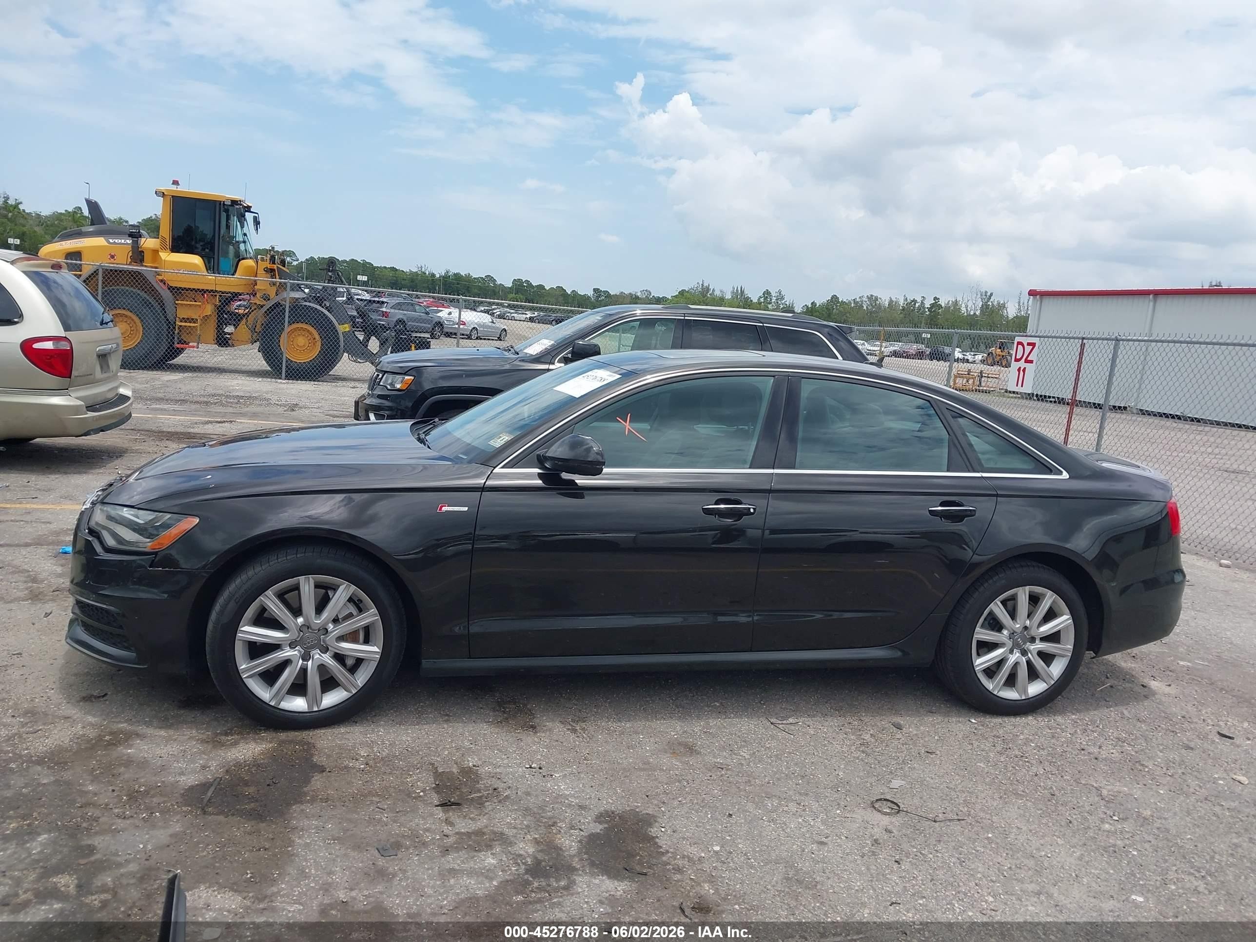 2015 Audi A6 3.0t Premium Plus Black vin: WAUFGAFC1FN019064