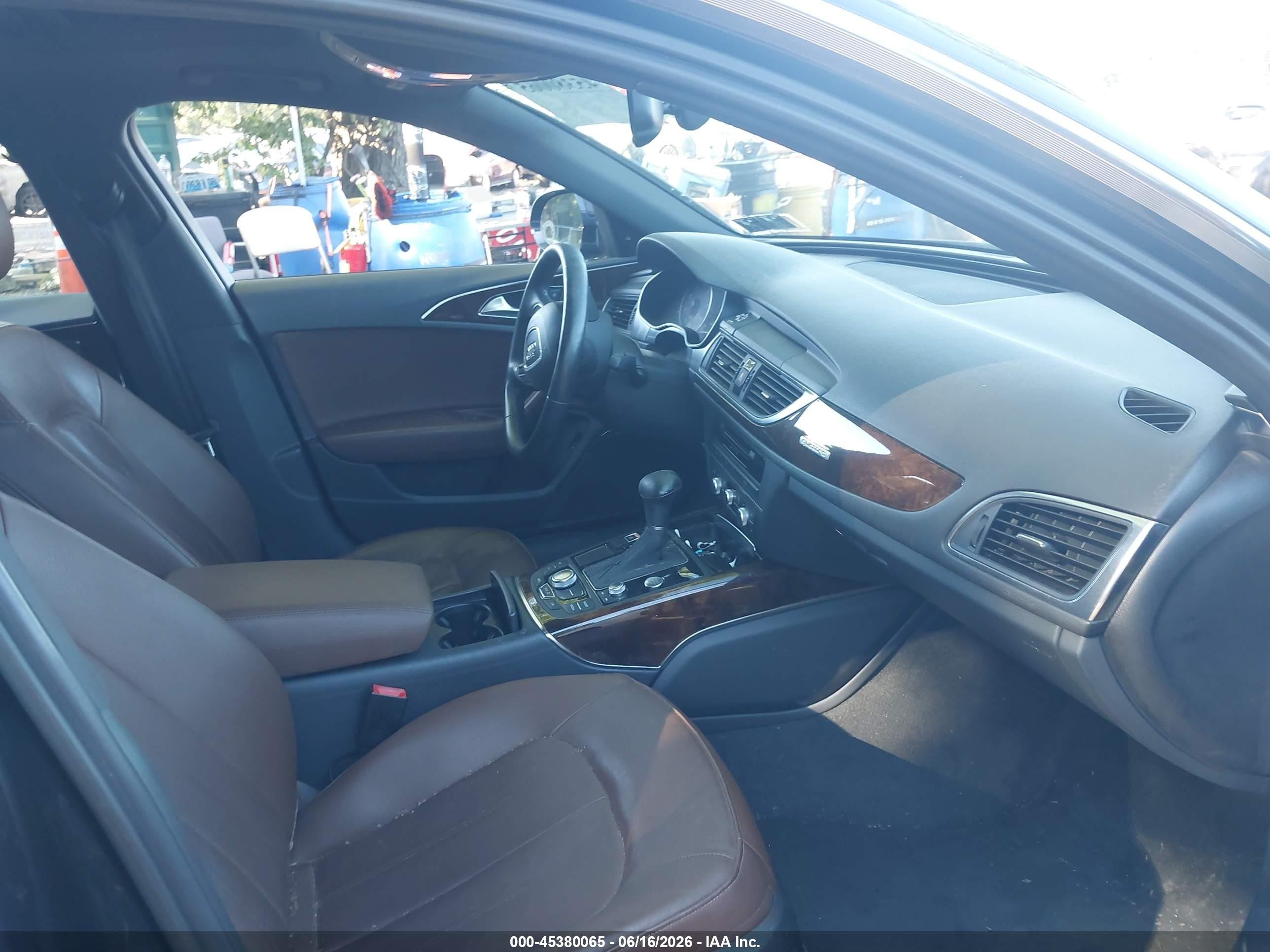 2014 Audi A6 3.0t Premium Plus Blue vin: WAUFGAFC2EN102064