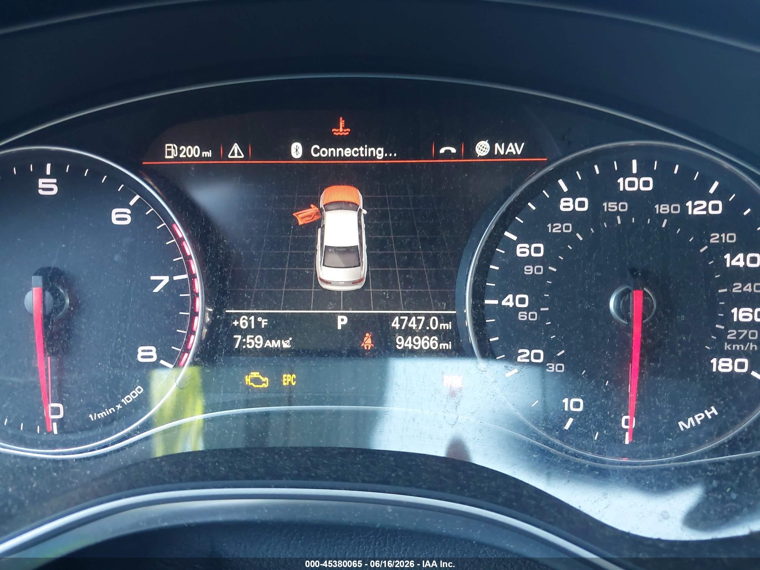 2014 Audi A6 3.0t Premium Plus Blue vin: WAUFGAFC2EN102064