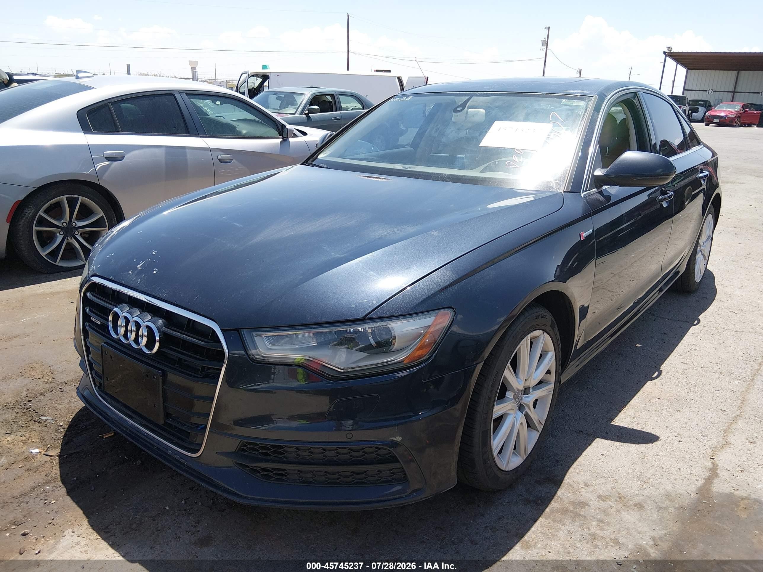 2015 Audi A6 3.0t Premium Plus Blue vin: WAUFGAFC2FN004170