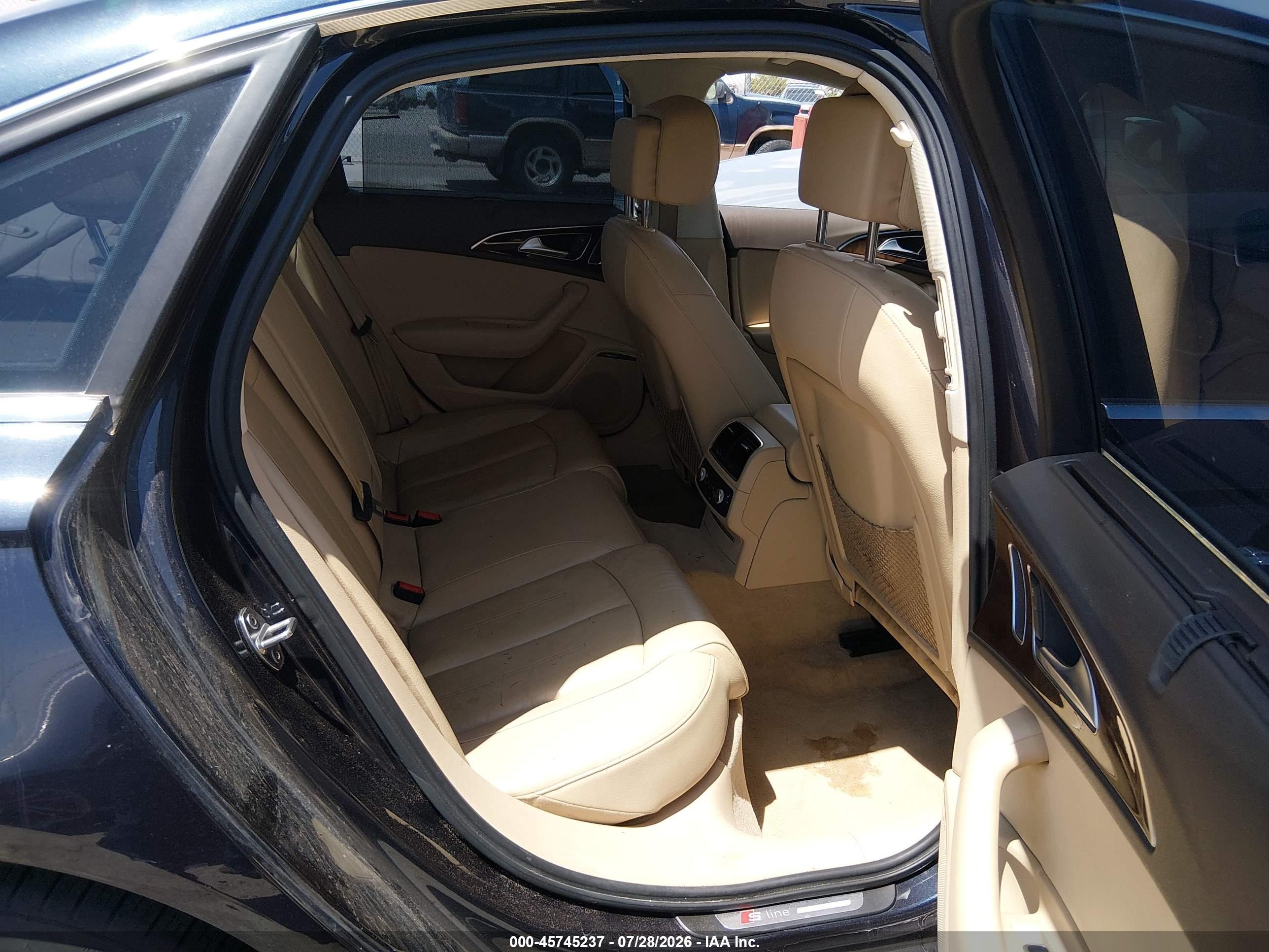 2015 Audi A6 3.0t Premium Plus Blue vin: WAUFGAFC2FN004170