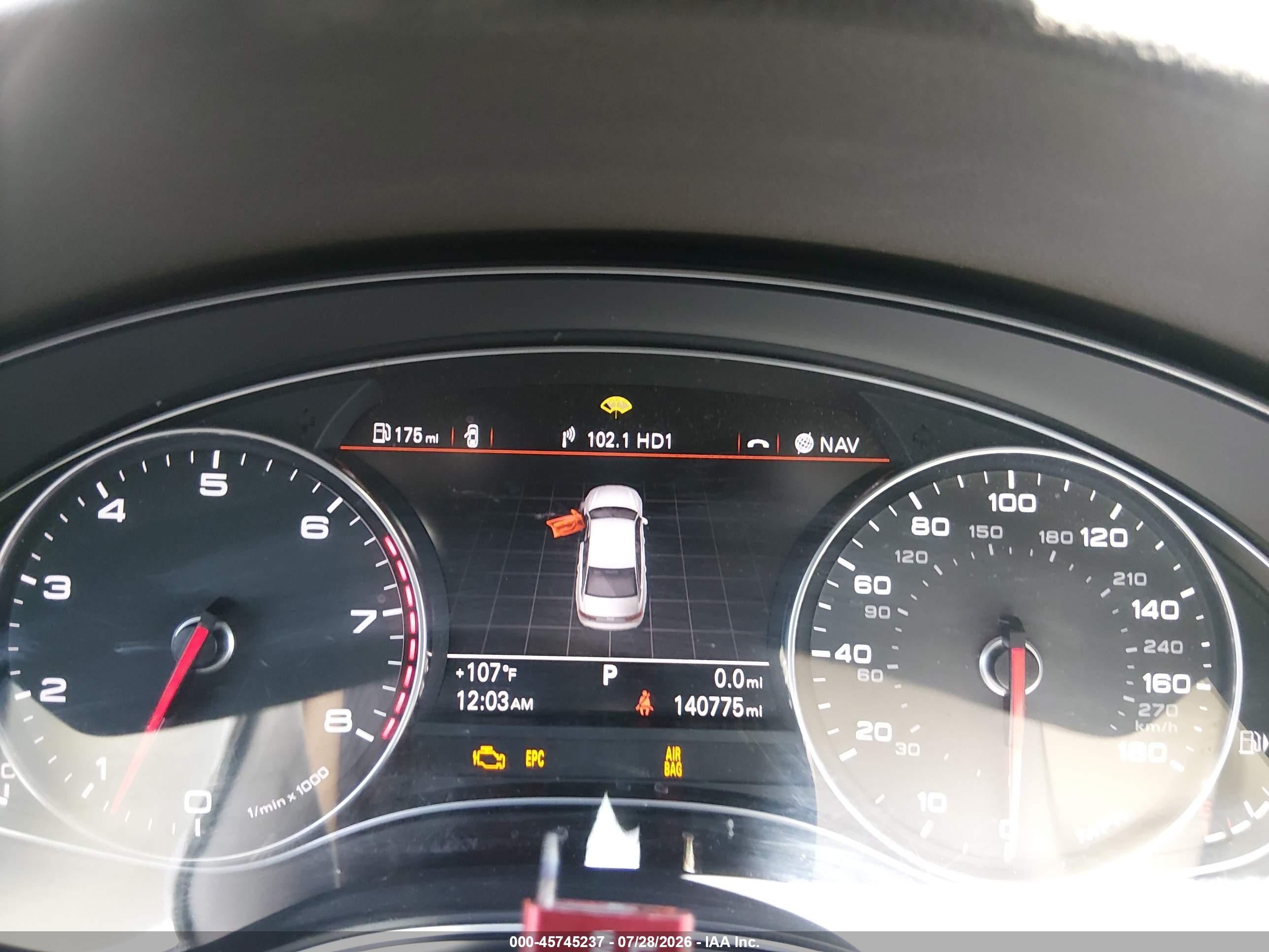 2015 Audi A6 3.0t Premium Plus Blue vin: WAUFGAFC2FN004170