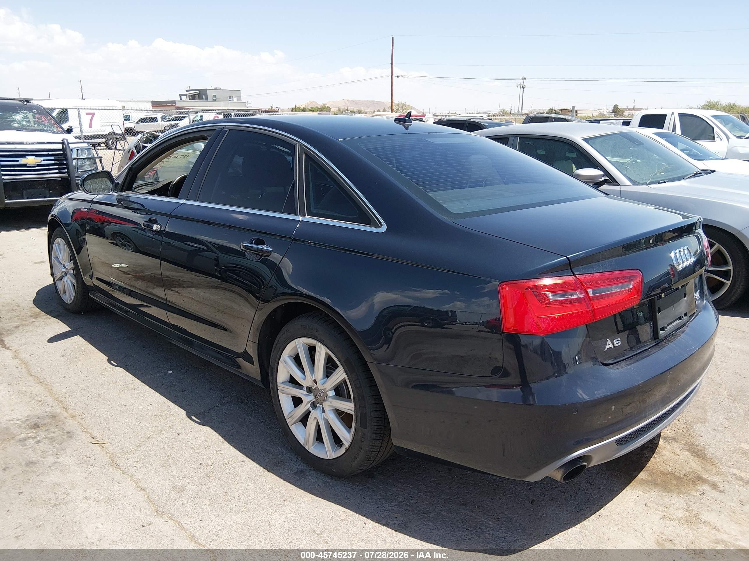 2015 Audi A6 3.0t Premium Plus Blue vin: WAUFGAFC2FN004170