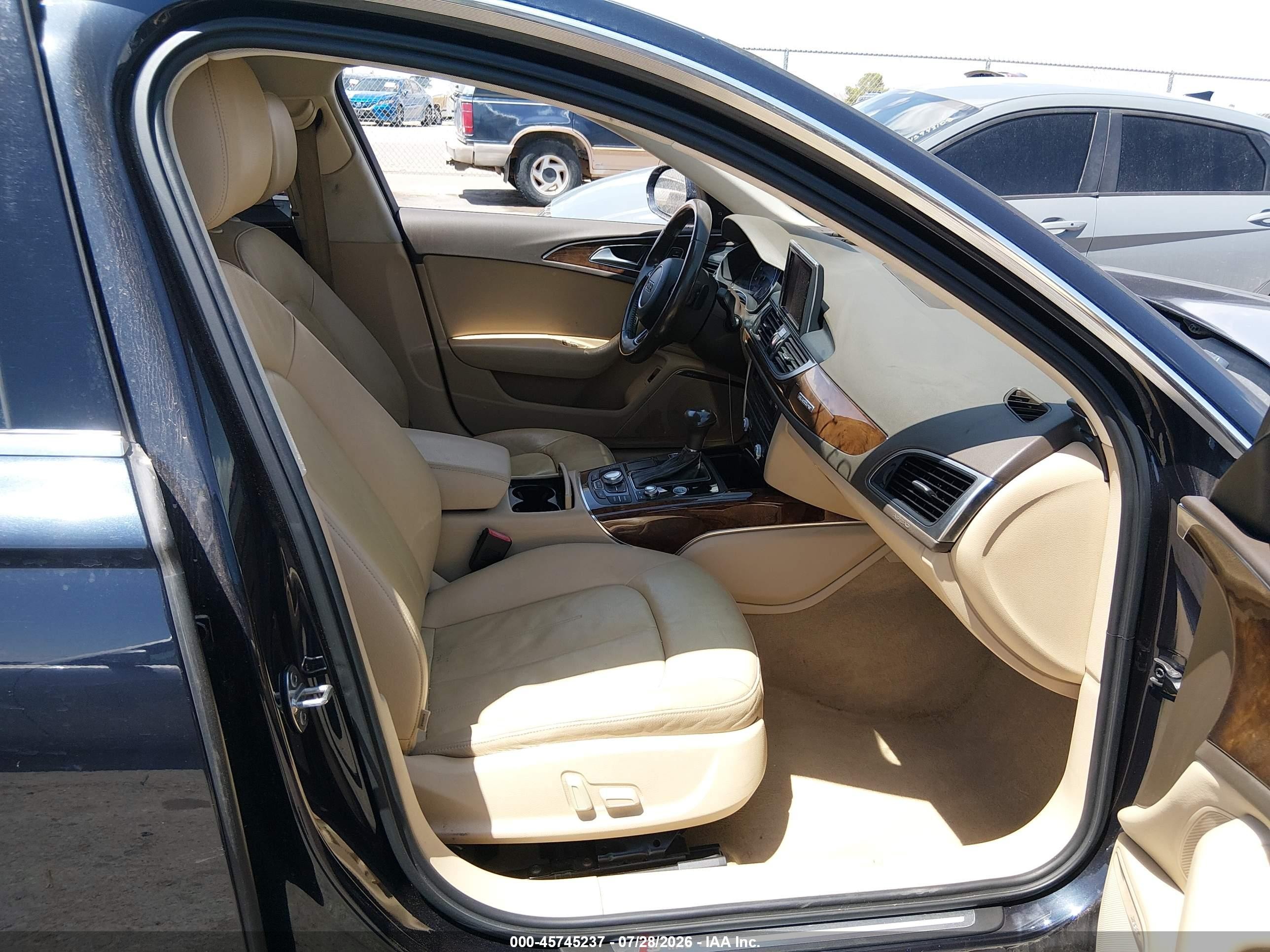 2015 Audi A6 3.0t Premium Plus Blue vin: WAUFGAFC2FN004170