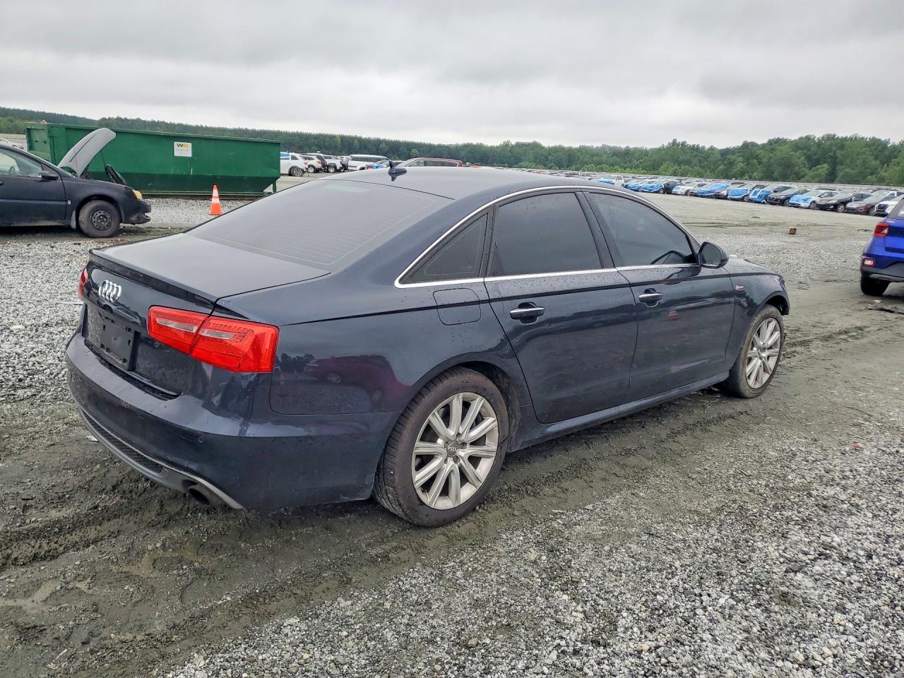 2015 Audi A6 Premium Plus Blue vin: WAUFGAFC2FN012821