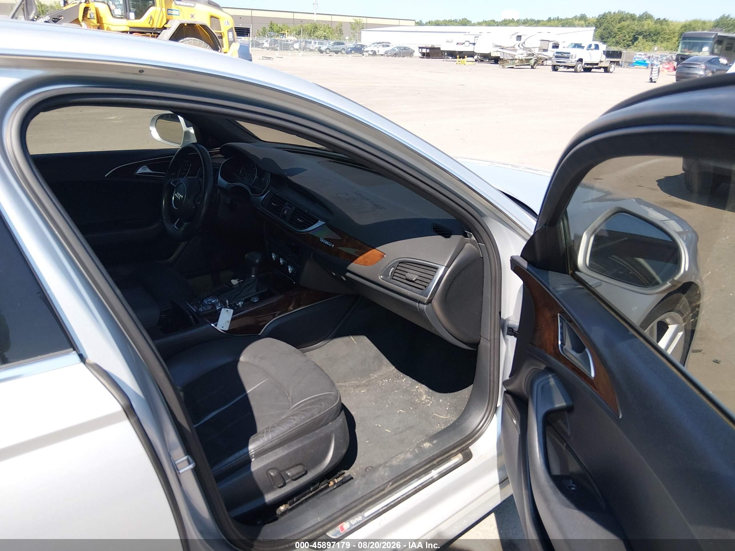 2015 Audi A6 3.0t Premium Plus Silver vin: WAUFGAFC2FN025245