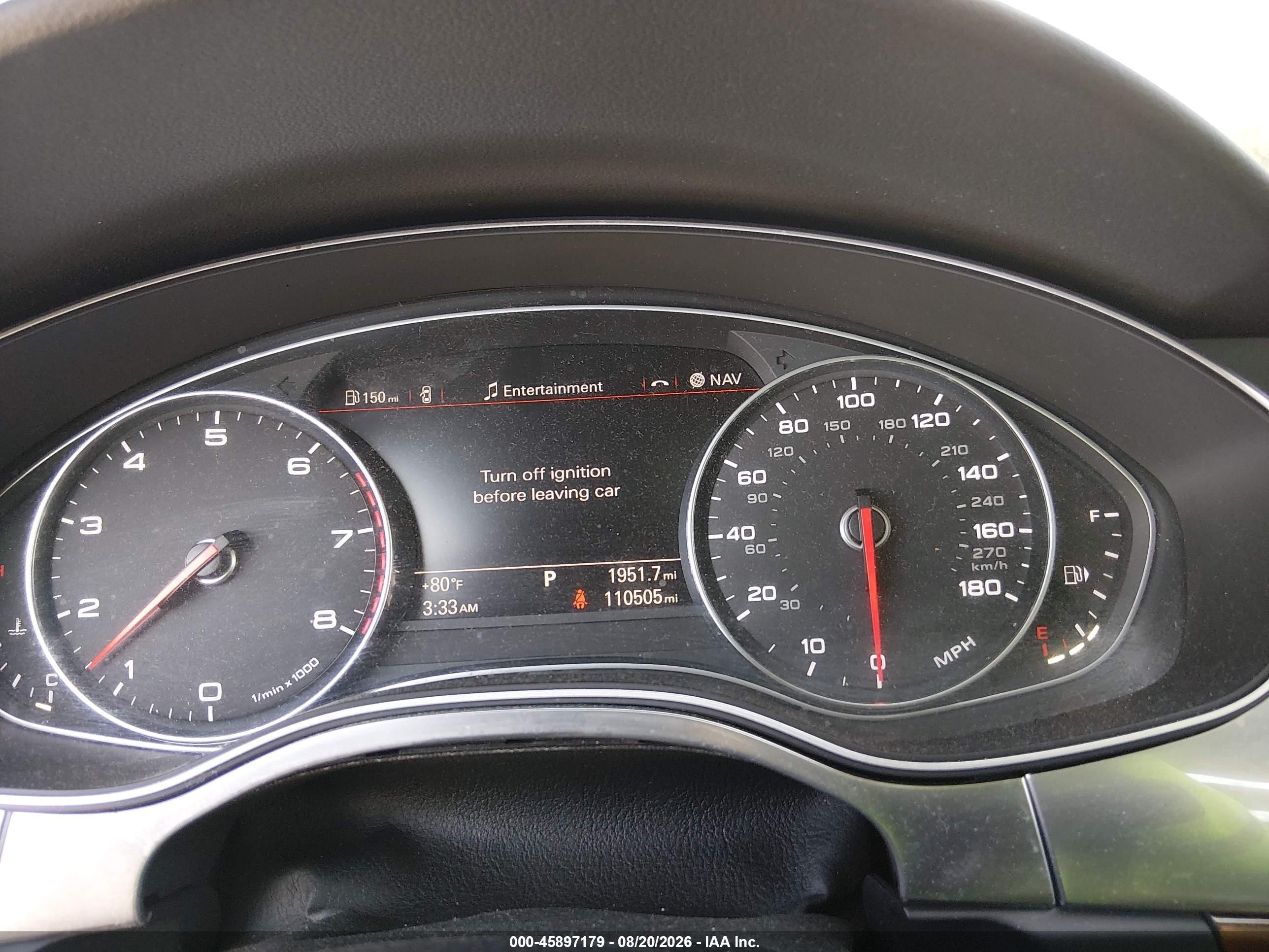 2015 Audi A6 3.0t Premium Plus Silver vin: WAUFGAFC2FN025245