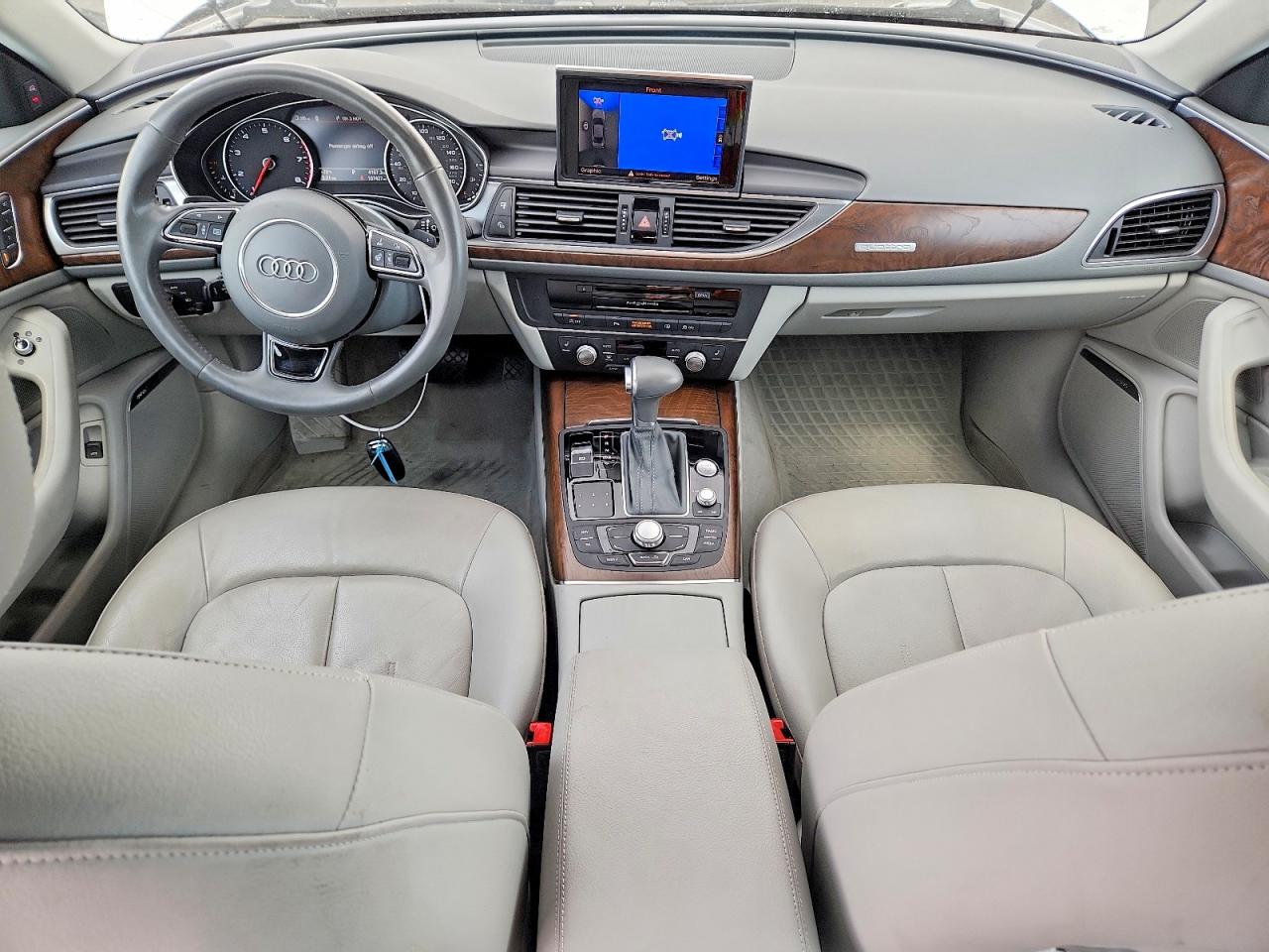 2014 Audi A6 Premium Plus White vin: WAUFGAFC3EN132562