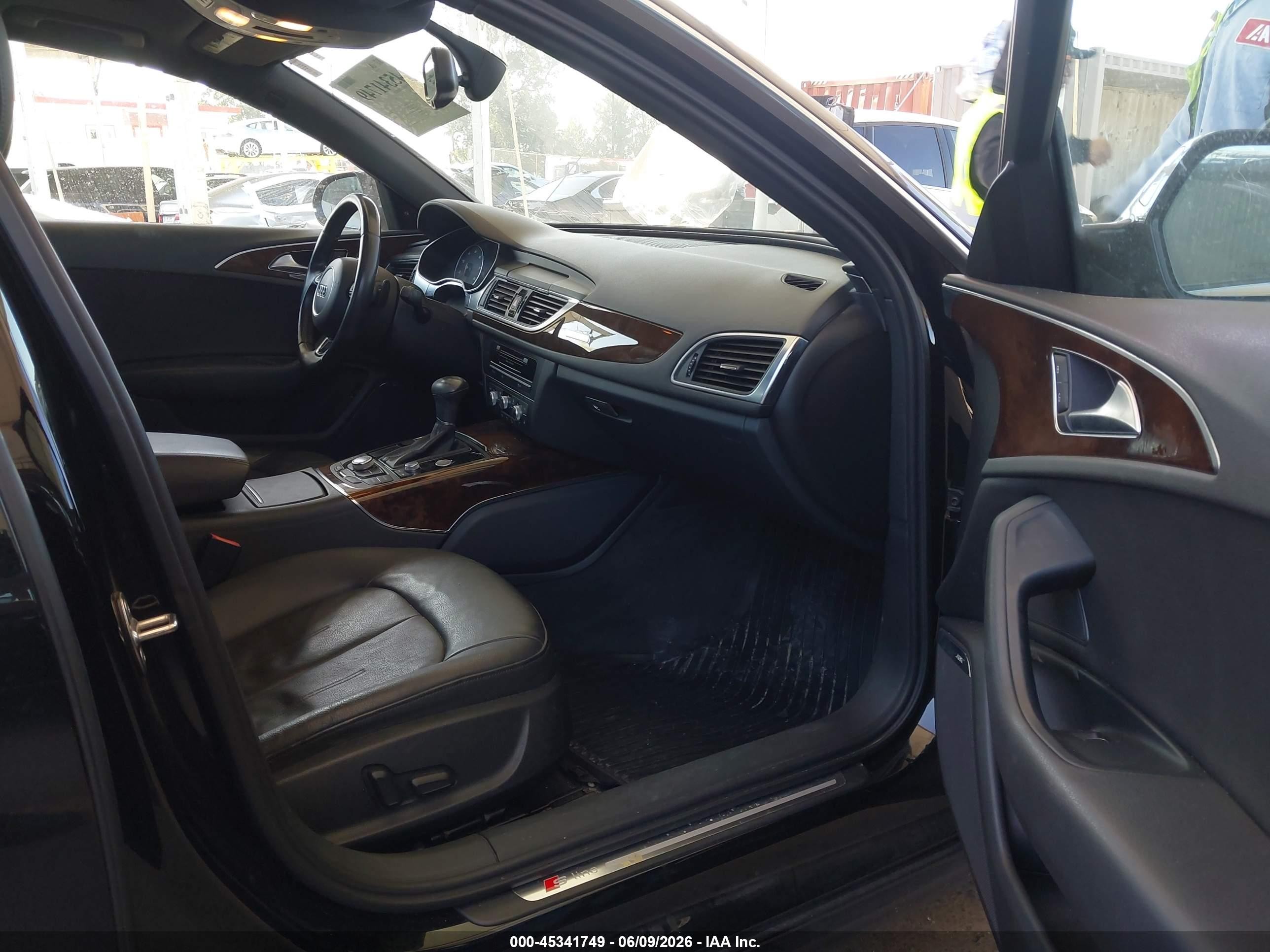 2015 Audi A6 3.0t Premium Plus Black vin: WAUFGAFC3FN003237