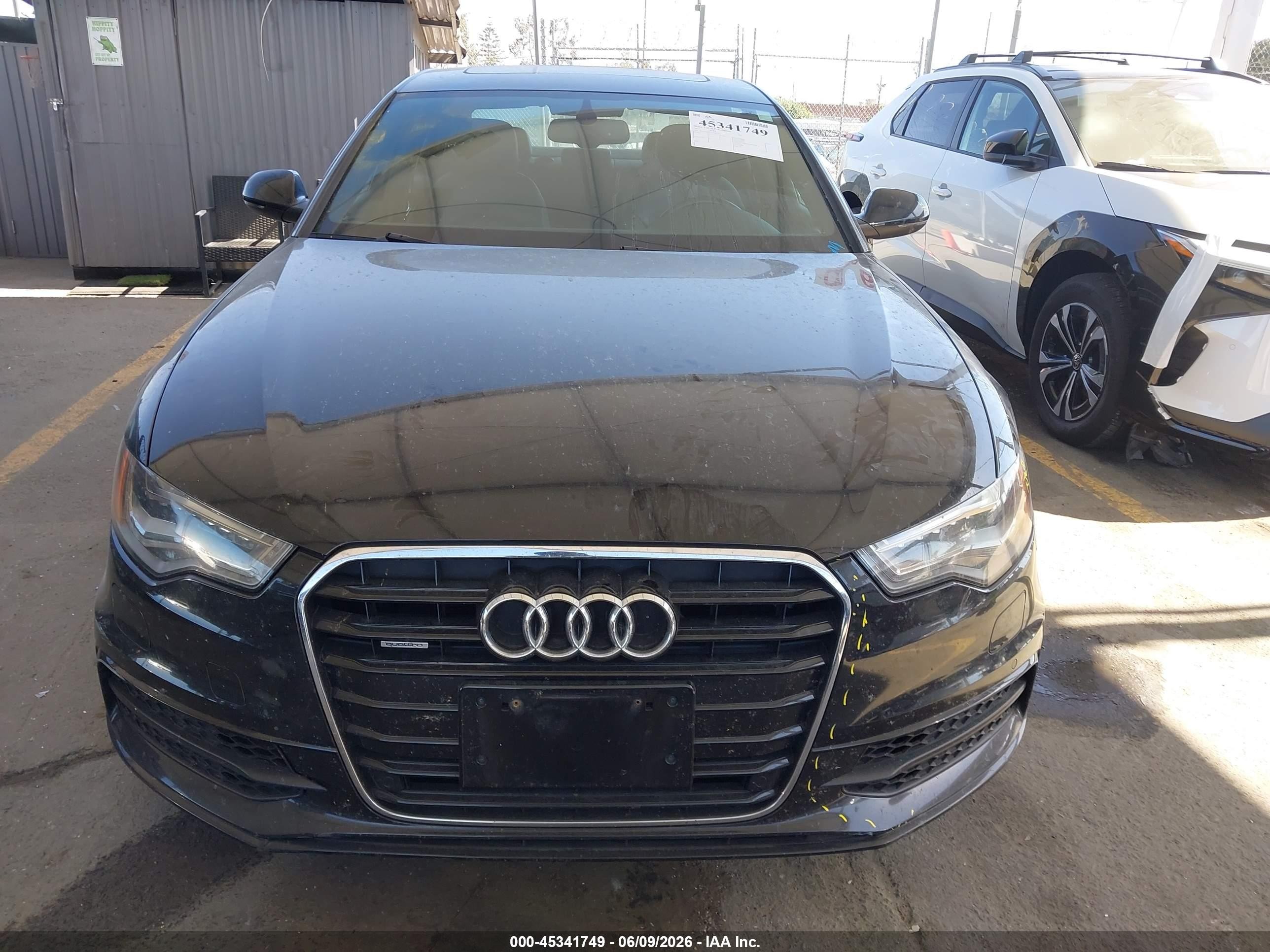 2015 Audi A6 3.0t Premium Plus Black vin: WAUFGAFC3FN003237