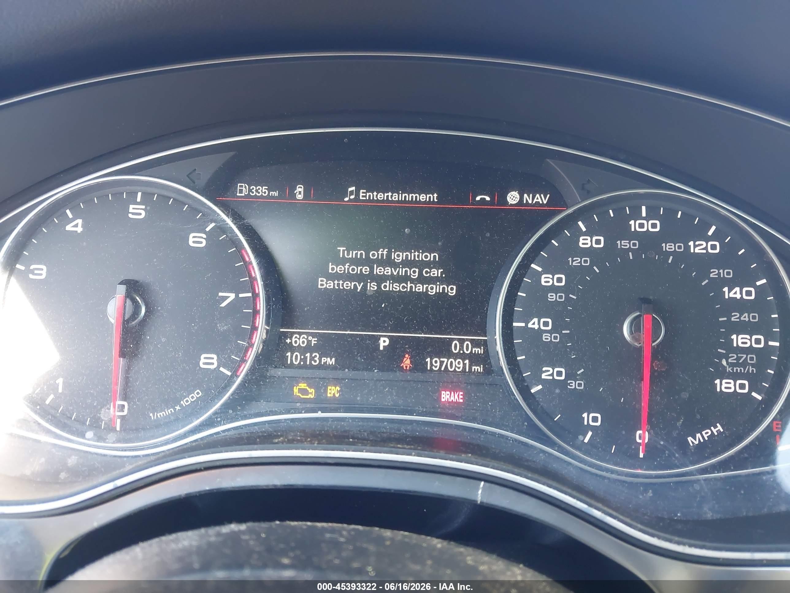 2014 Audi A6 3.0t Premium Plus White vin: WAUFGAFC4EN039419