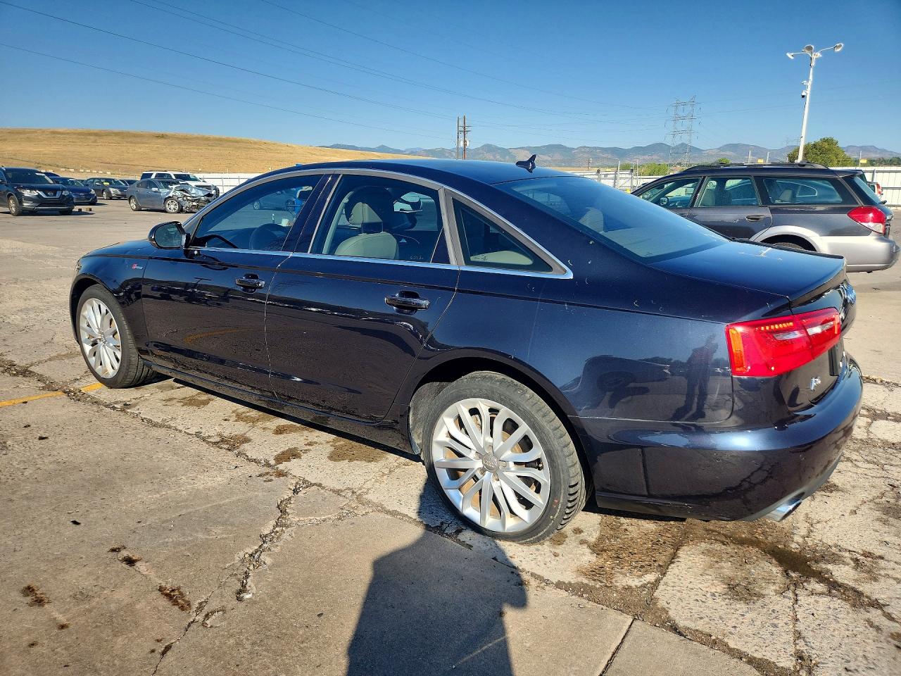 2014 Audi A6 Premium Plus Black vin: WAUFGAFC4EN071125