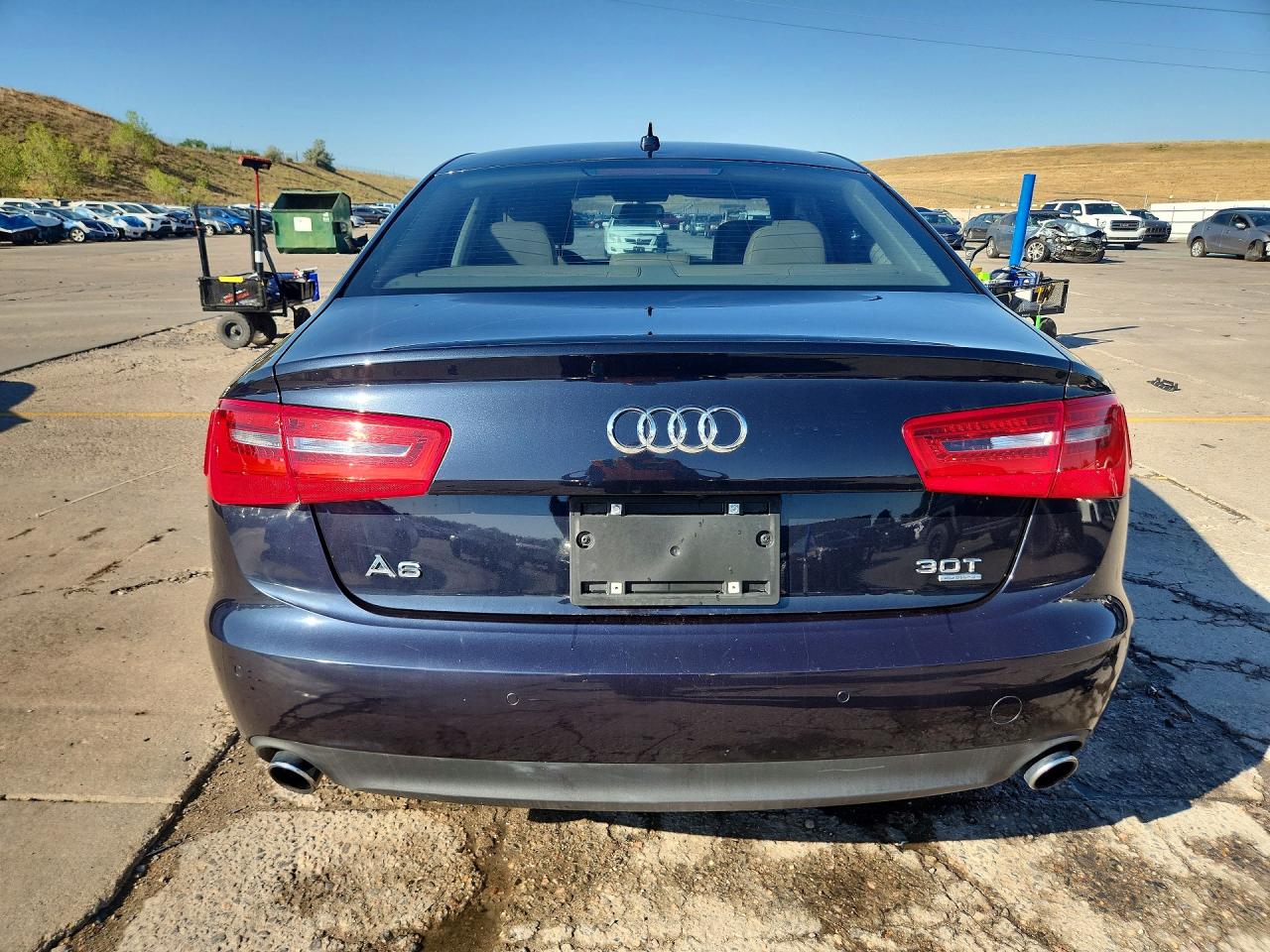 2014 Audi A6 Premium Plus Black vin: WAUFGAFC4EN071125