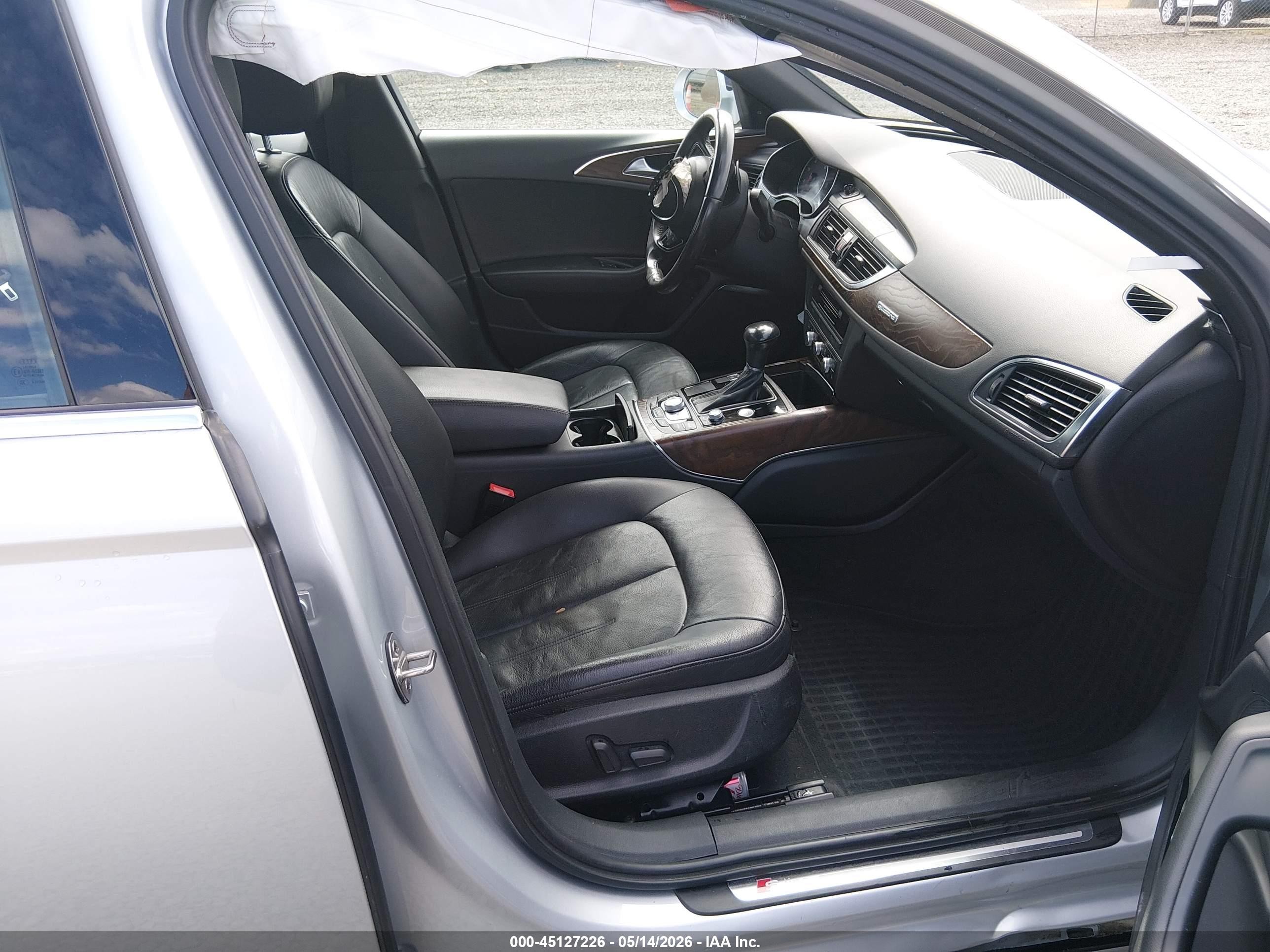 2015 Audi A6 3.0t Premium Plus Silver vin: WAUFGAFC4FN027224