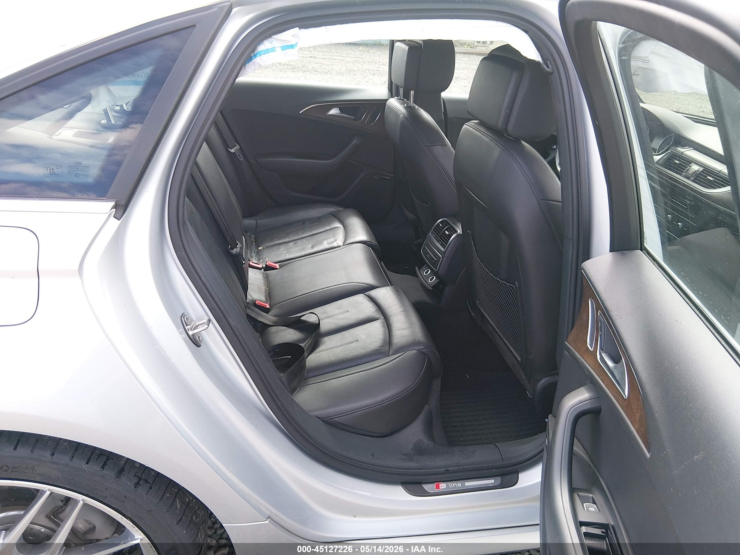 2015 Audi A6 3.0t Premium Plus Silver vin: WAUFGAFC4FN027224