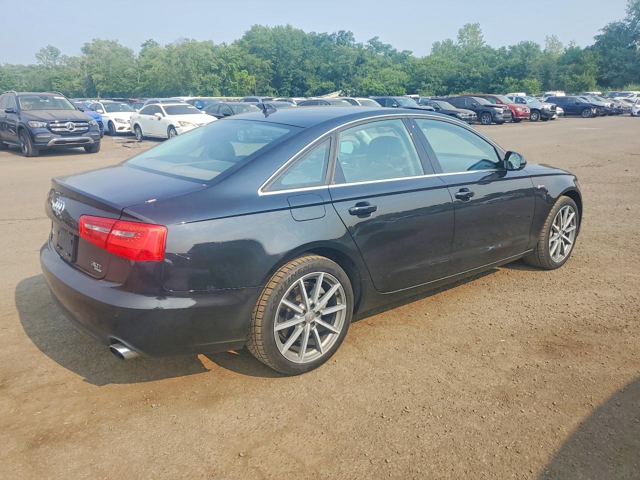 2014 Audi A6 Premium Plus Черный vin: WAUFGAFC5EN037856
