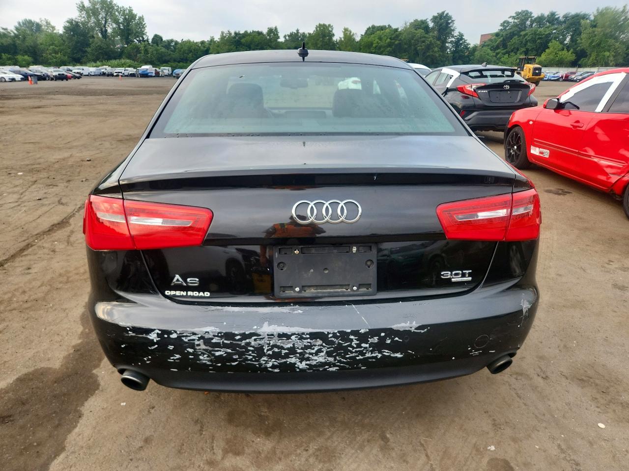 2014 Audi A6 Premium Plus Черный vin: WAUFGAFC5EN054480