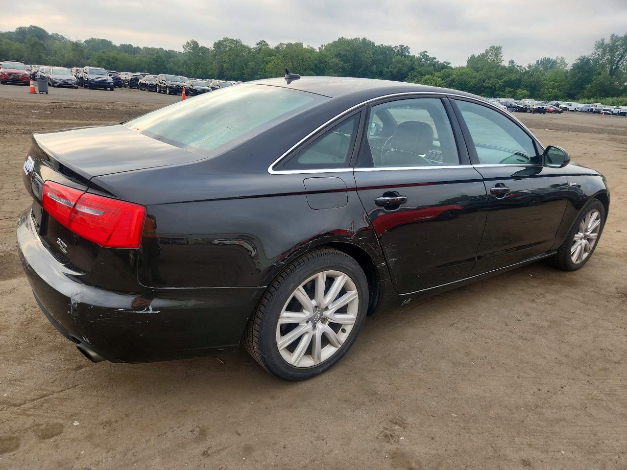 2014 Audi A6 Premium Plus Черный vin: WAUFGAFC5EN054480