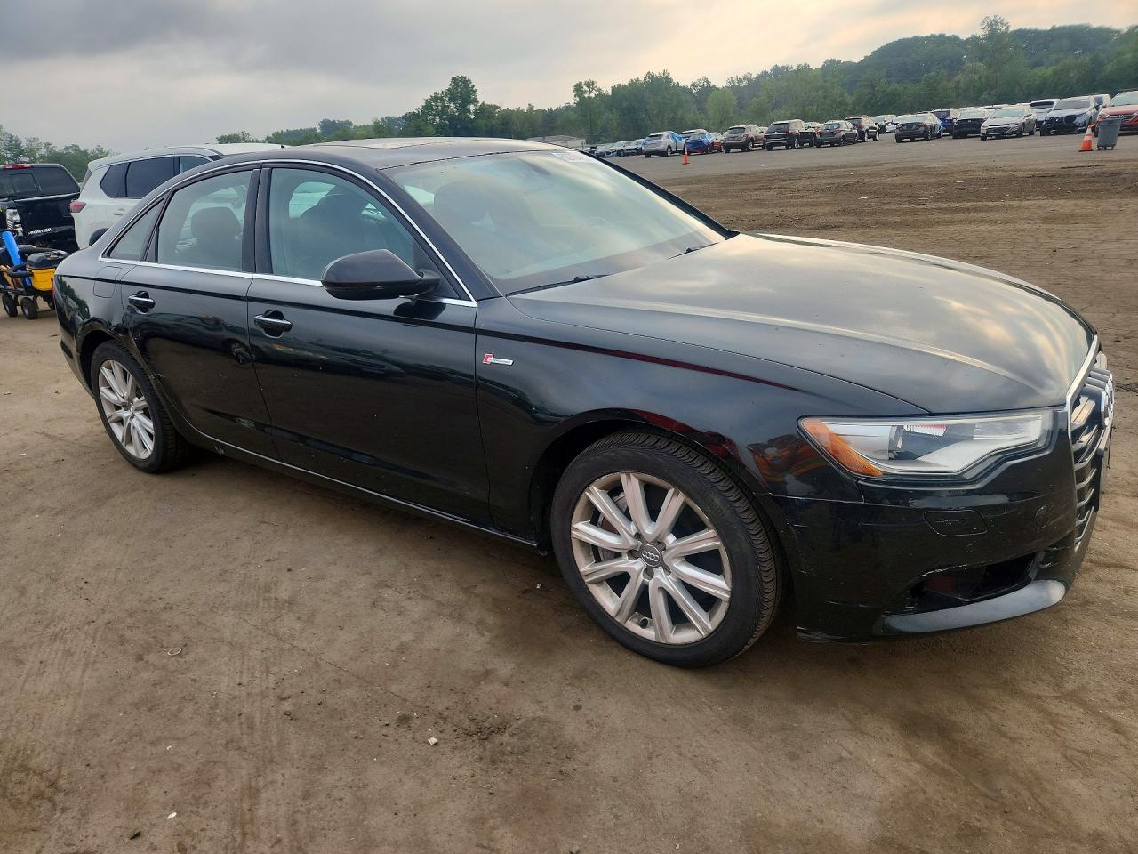 2014 Audi A6 Premium Plus Черный vin: WAUFGAFC5EN054480