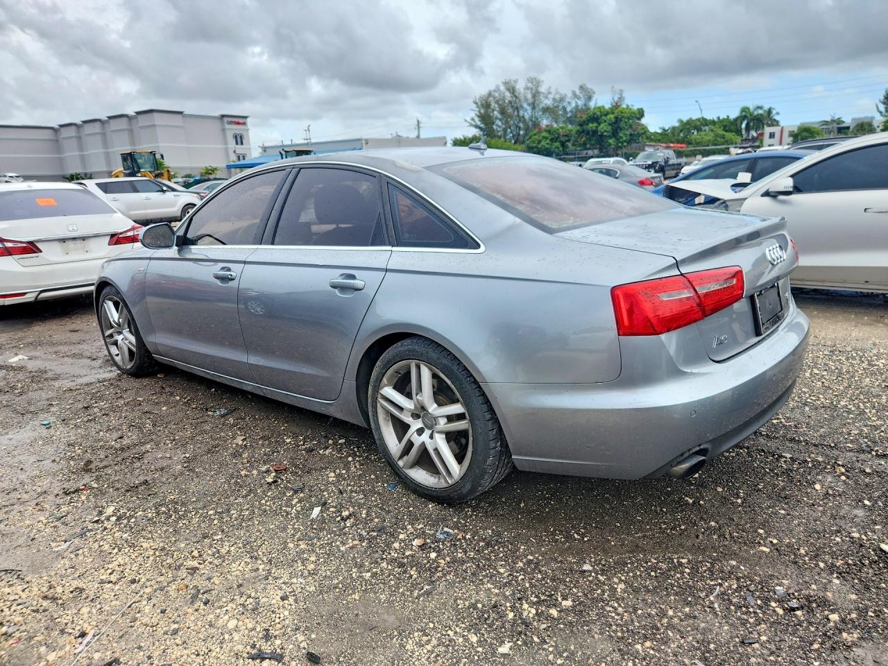 2014 Audi A6 Premium Plus Gray vin: WAUFGAFC5EN085194
