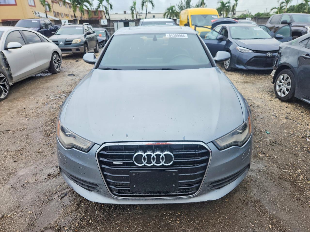 2014 Audi A6 Premium Plus Gray vin: WAUFGAFC5EN085194